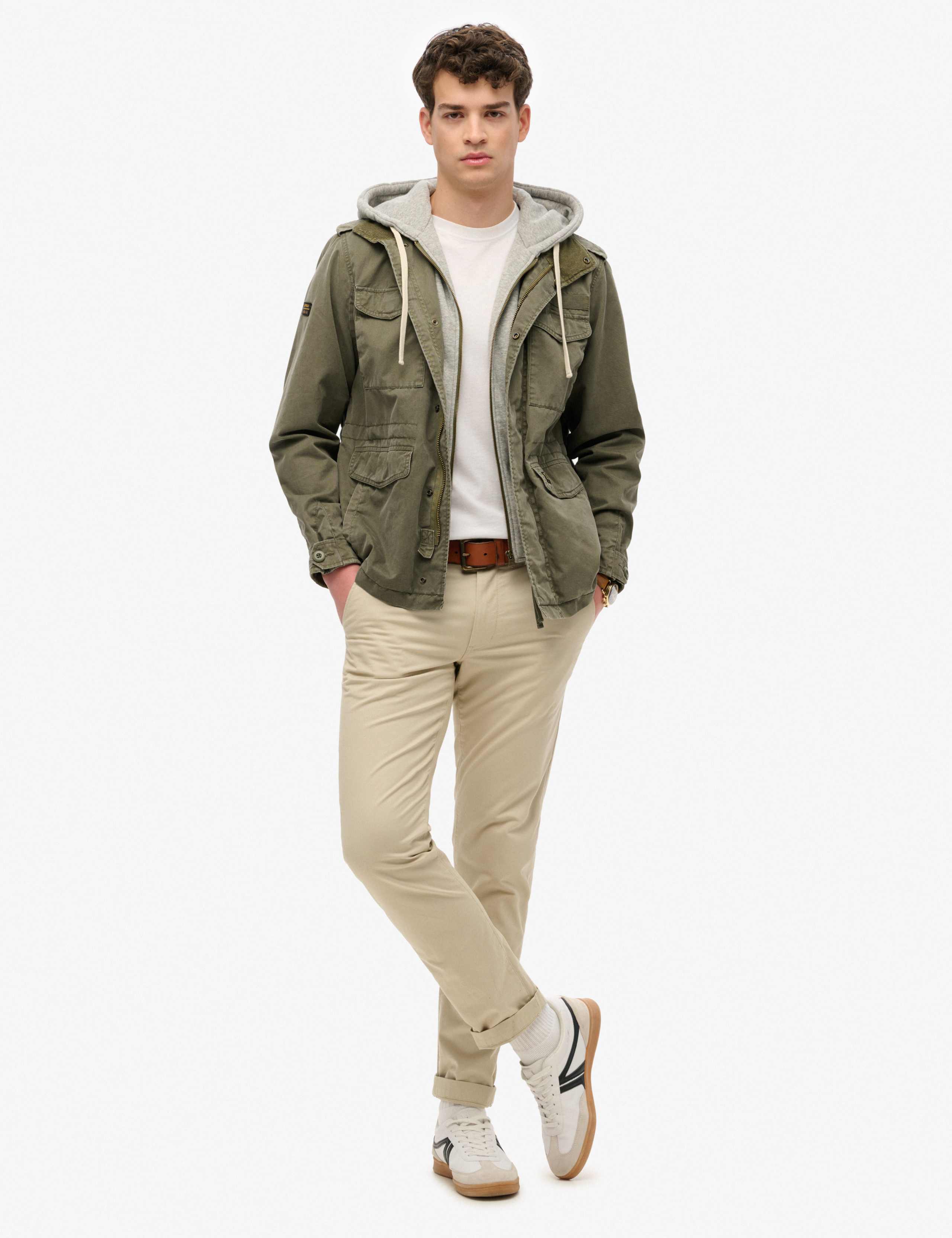 Pure Cotton Utility Hooded Jacket 3 of 5