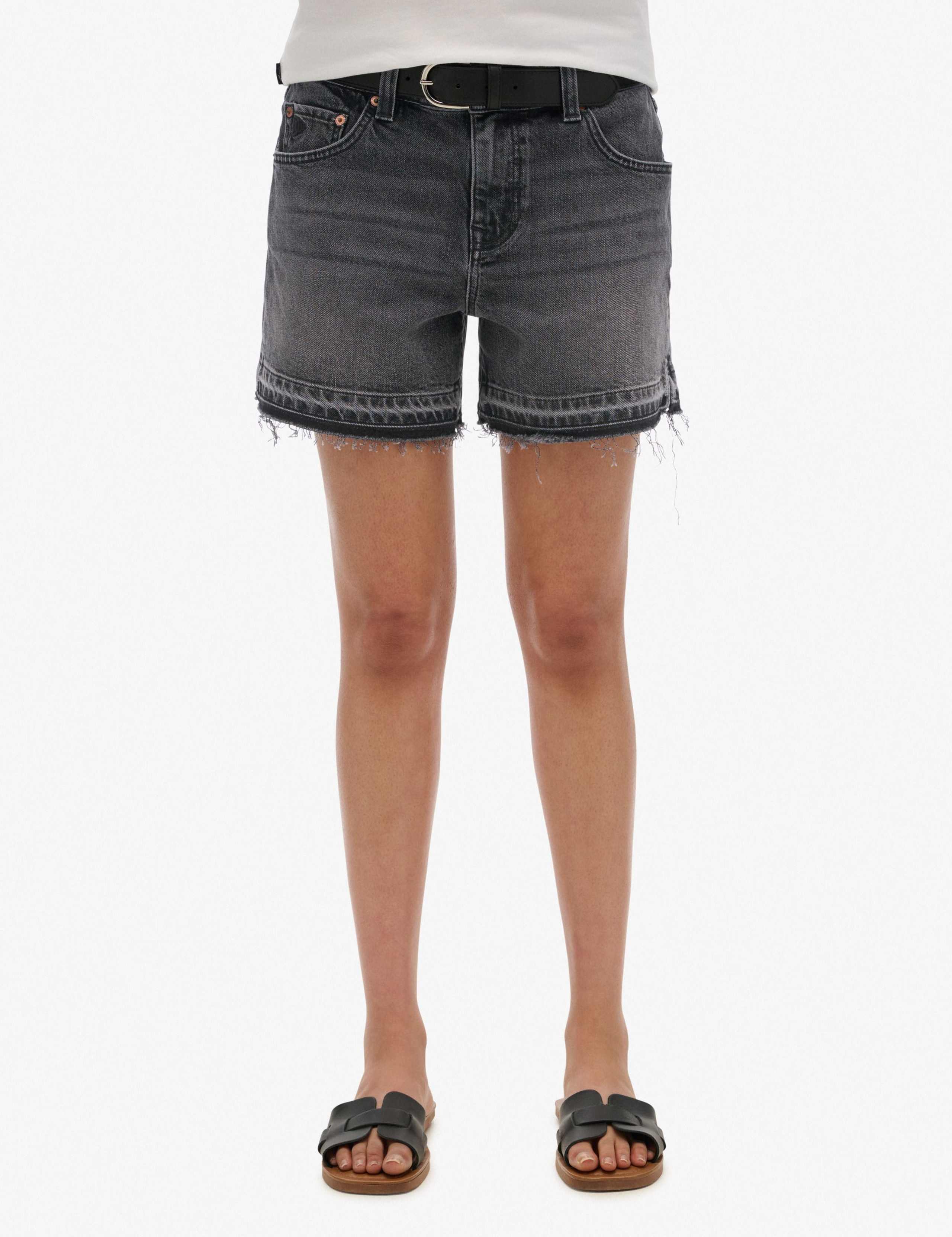 Denim Cut Off Shorts 1 of 6