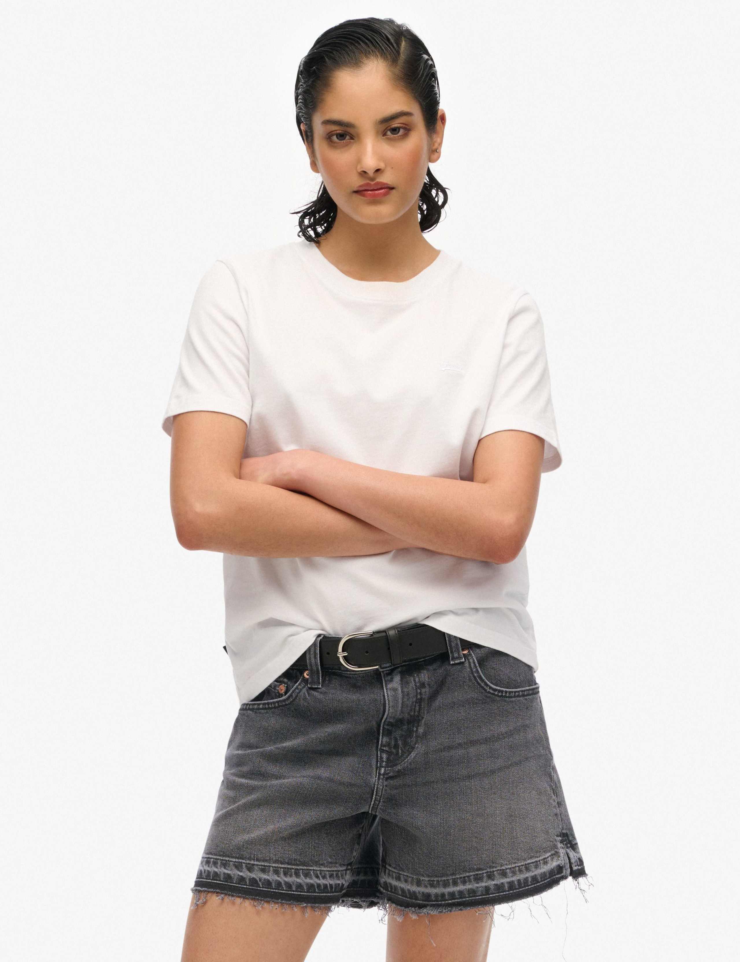 Denim Cut Off Shorts 3 of 6