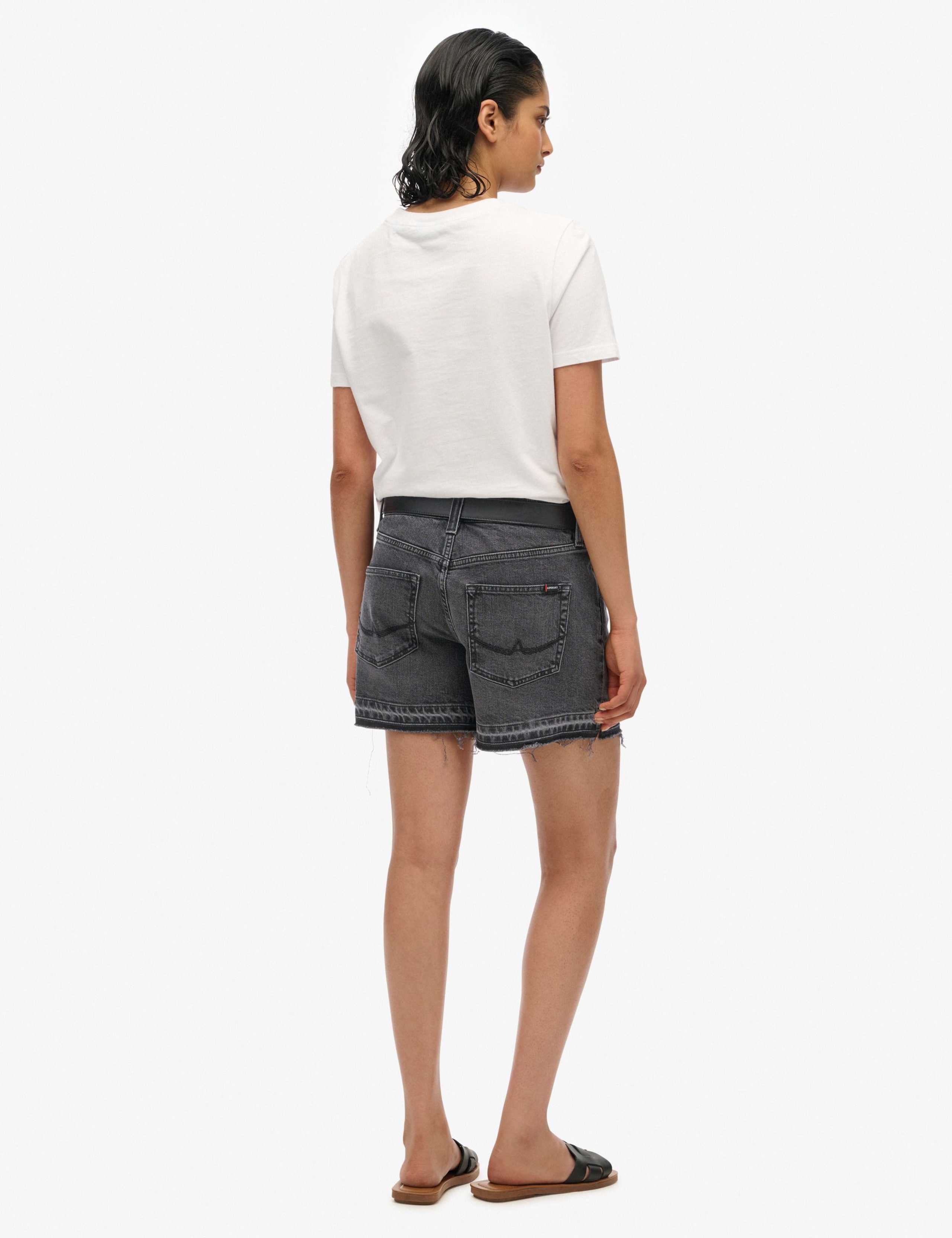 Denim Cut Off Shorts 5 of 6