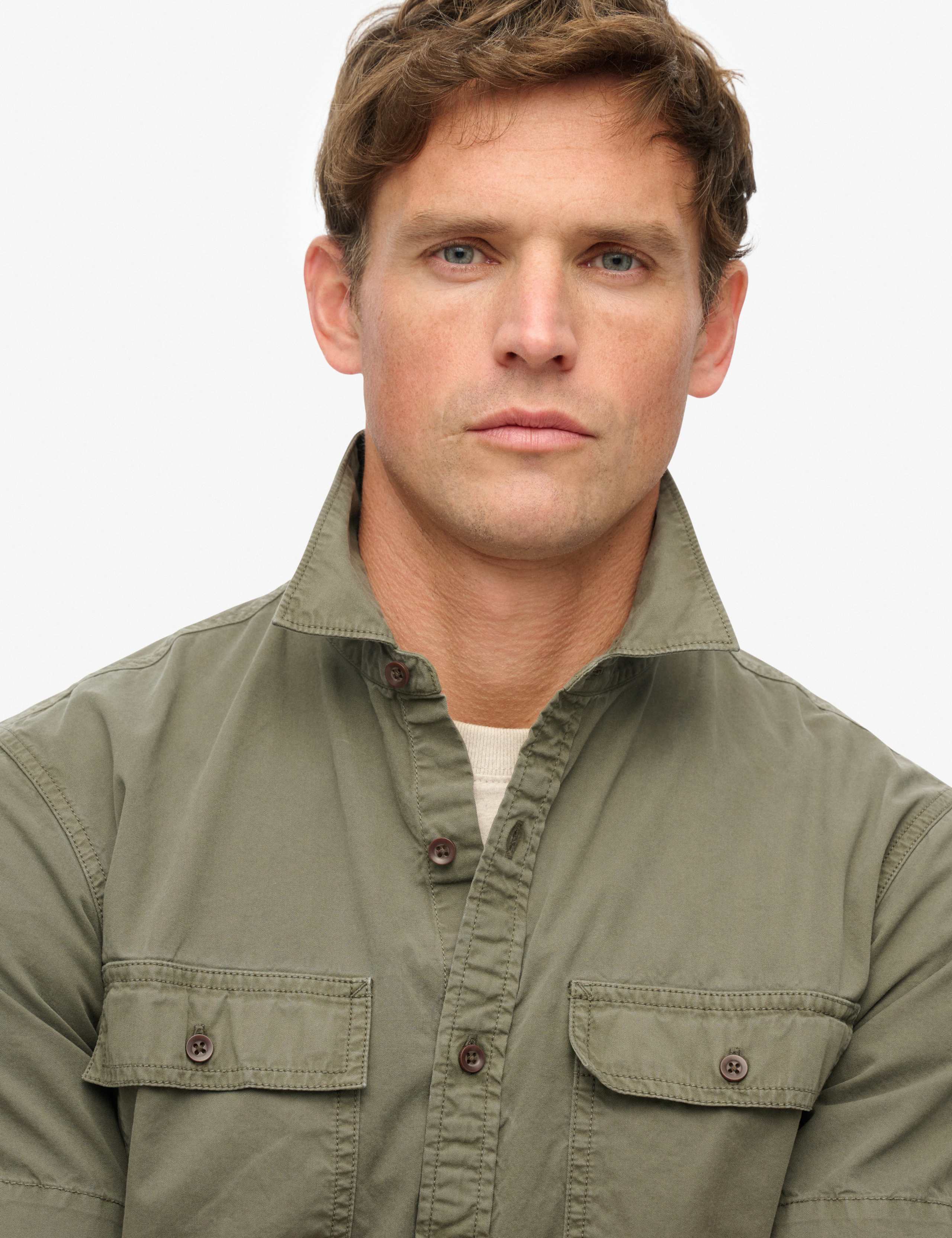 Relaxed Fit Pure Cotton Overshirt 3 of 4