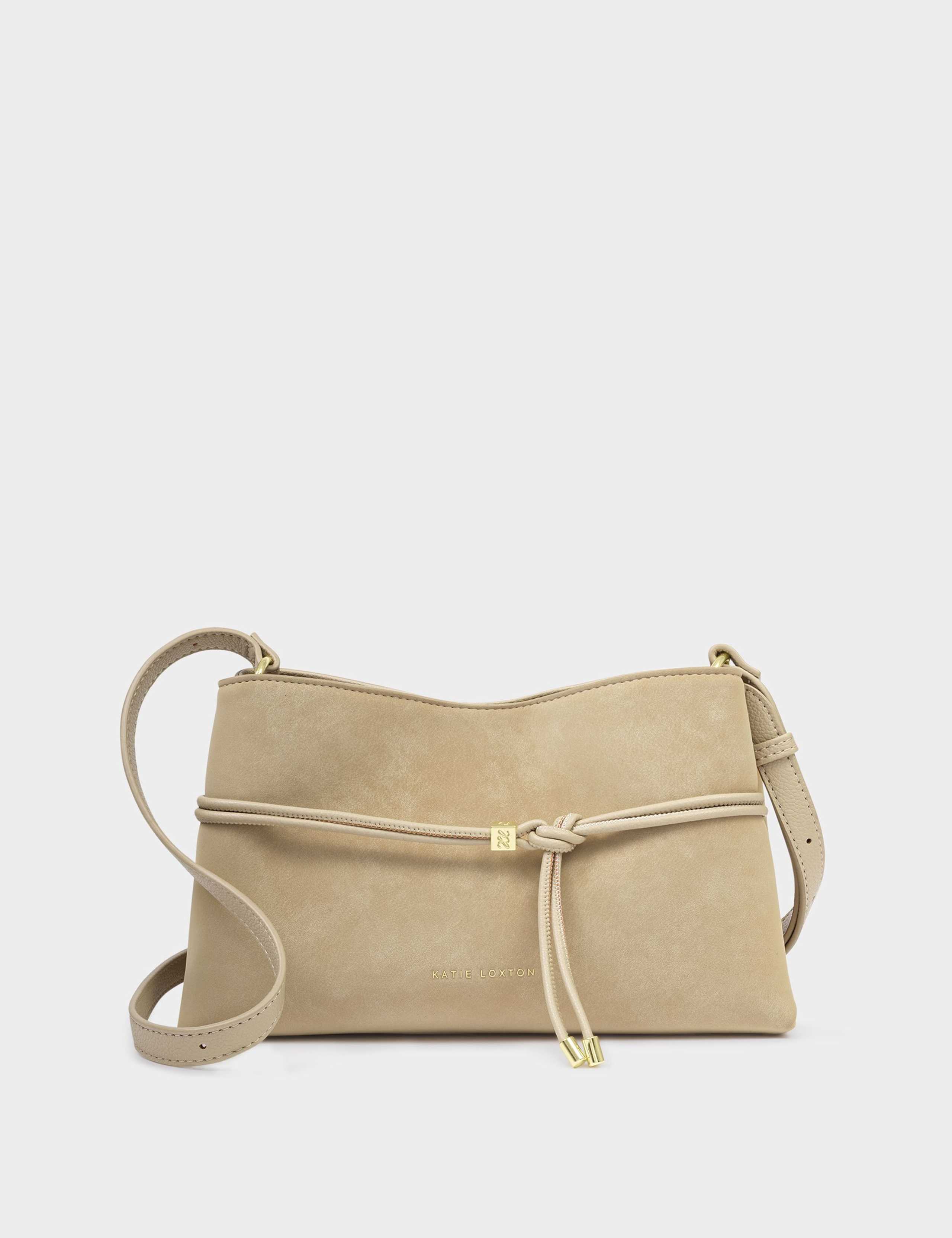 Faux Suede Shoulder Cross Body Bag 2 of 6