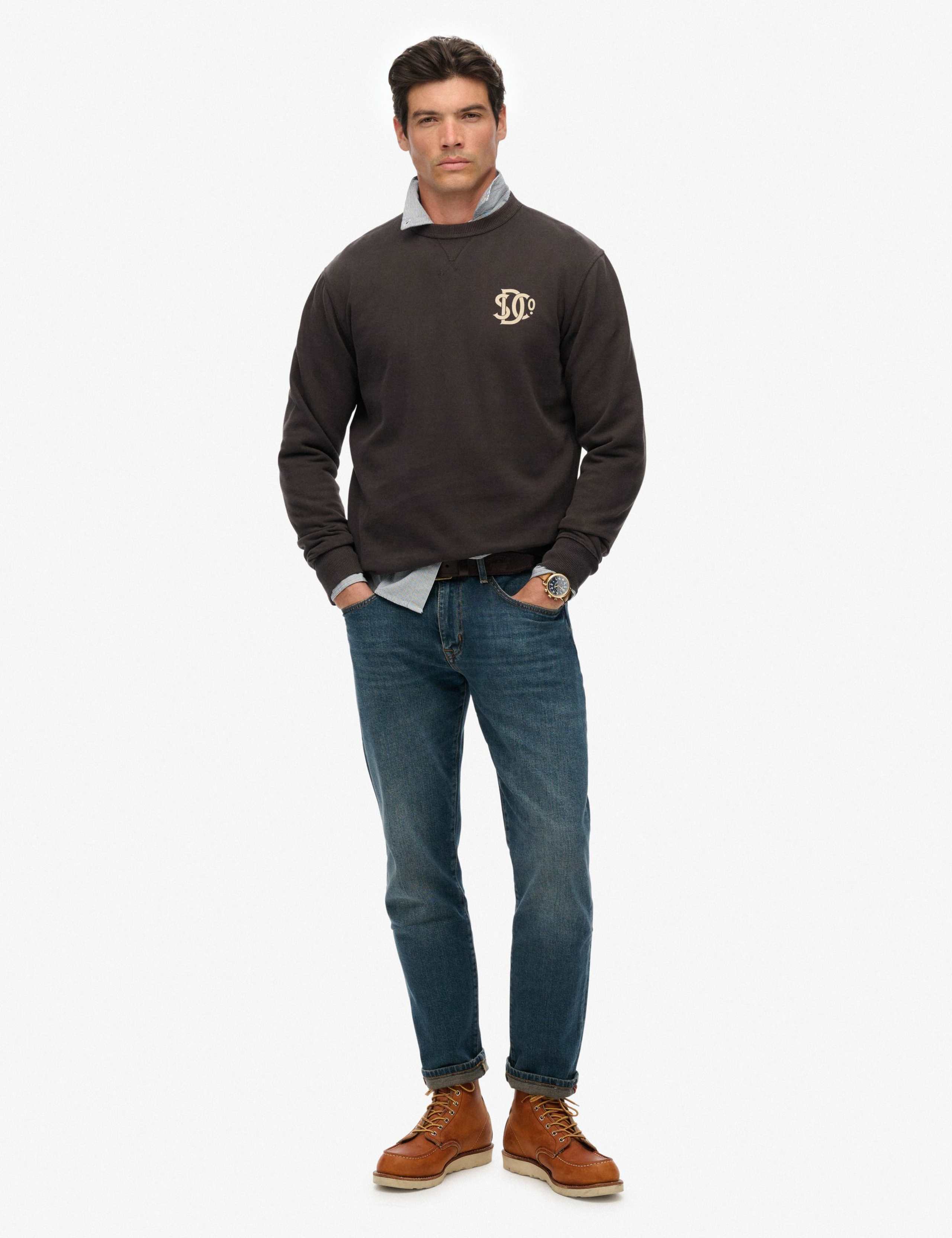 Pure Cotton Graphic Sweatshirt 2 of 5
