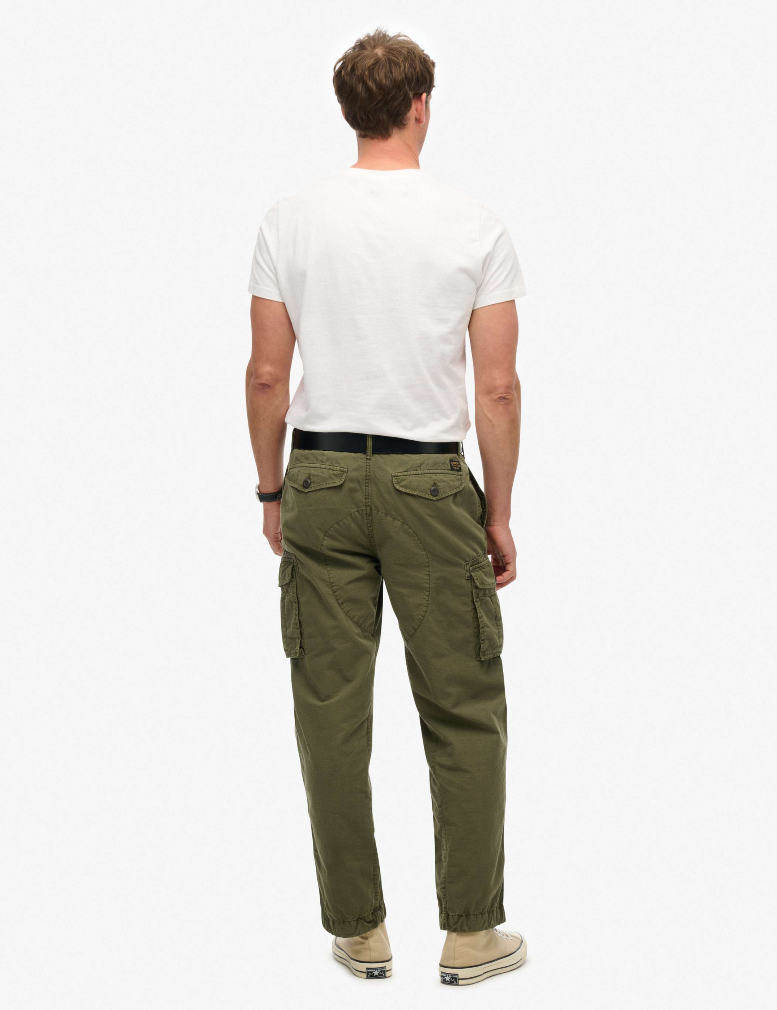 Regular Fit Pure Cotton Cargo Trousers 4 of 5