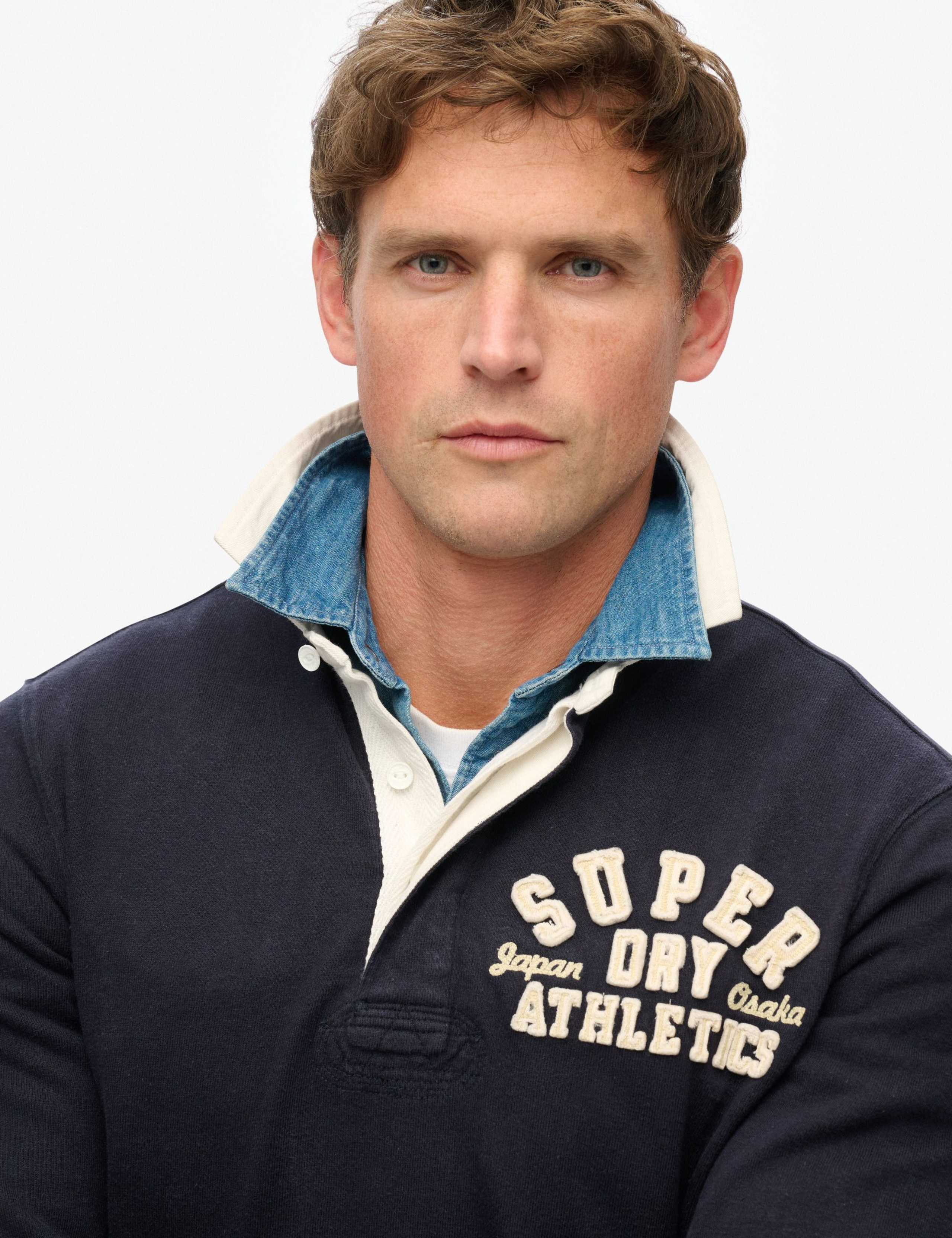 Pure Cotton Long Sleeve Rugby Top 2 of 4