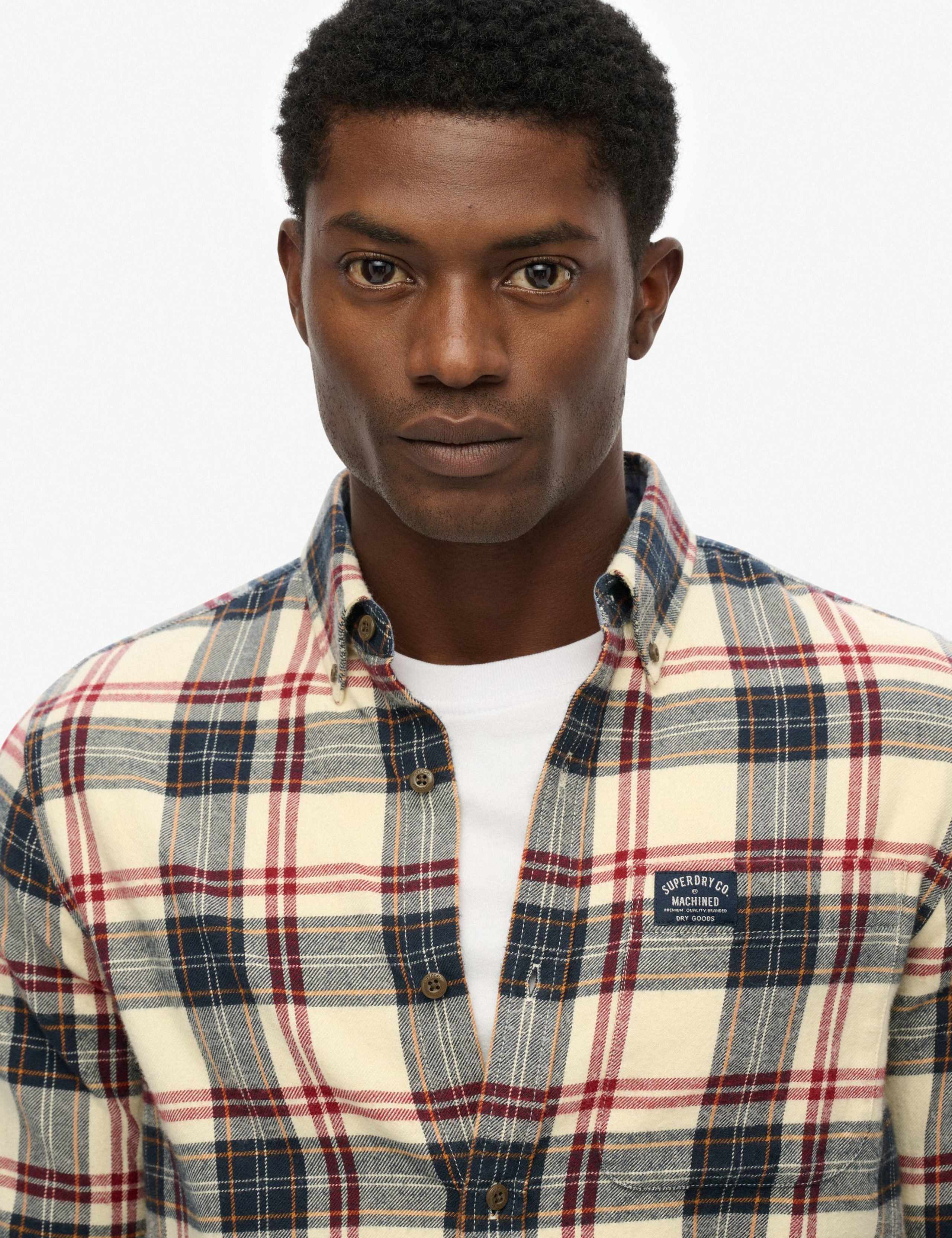 Regular Fit Pure Cotton Checked Flannel Shirt 4 of 4