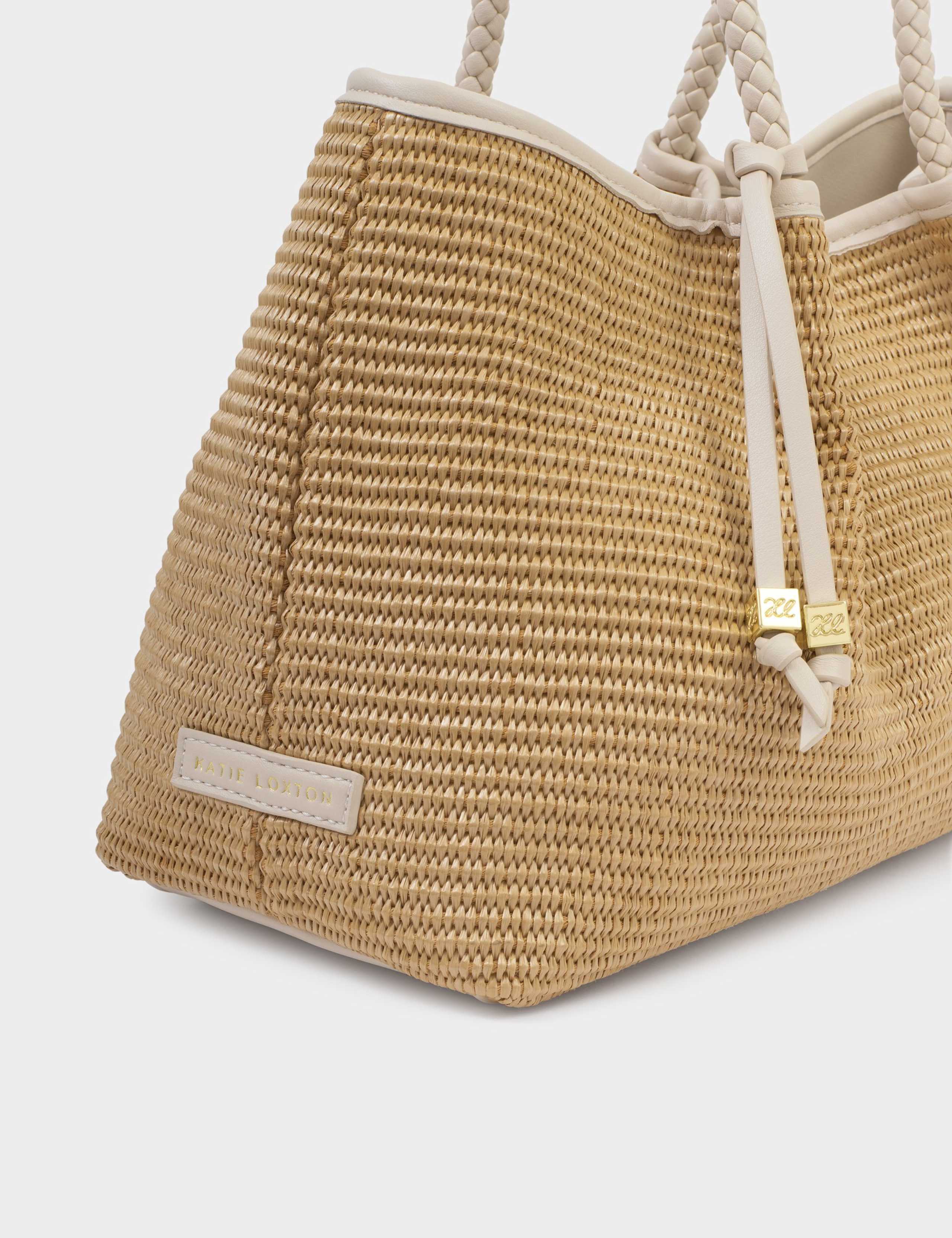 Raffia Woven Shoulder Tote Bag 4 of 6