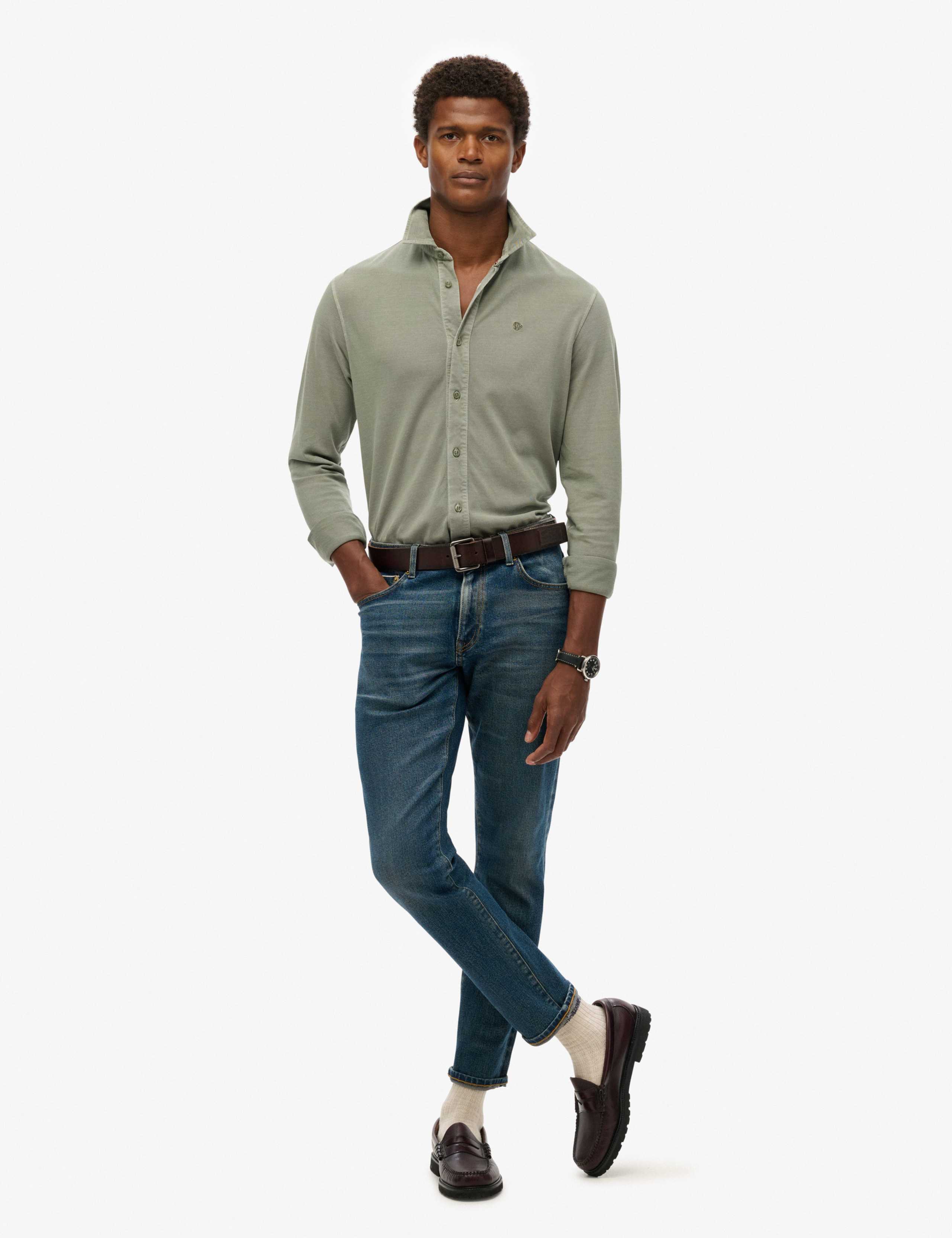 Relaxed Fit Pure Cotton Long Sleeve Shirt 3 of 6