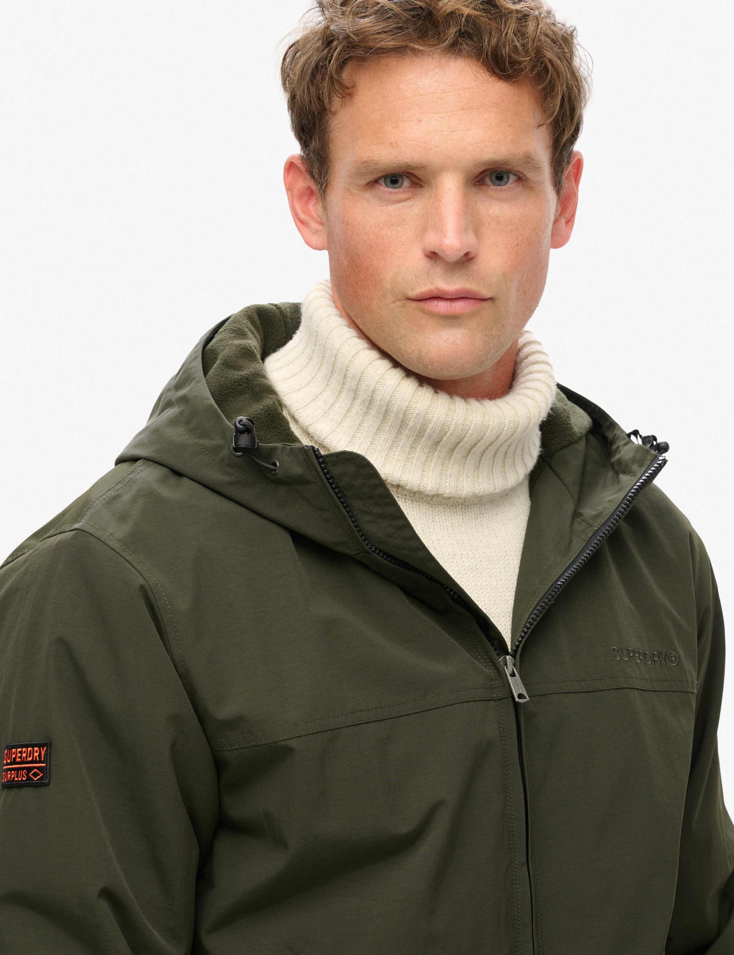 Relaxed Fit Surplus Hooded Bomber Jacket 4 of 7