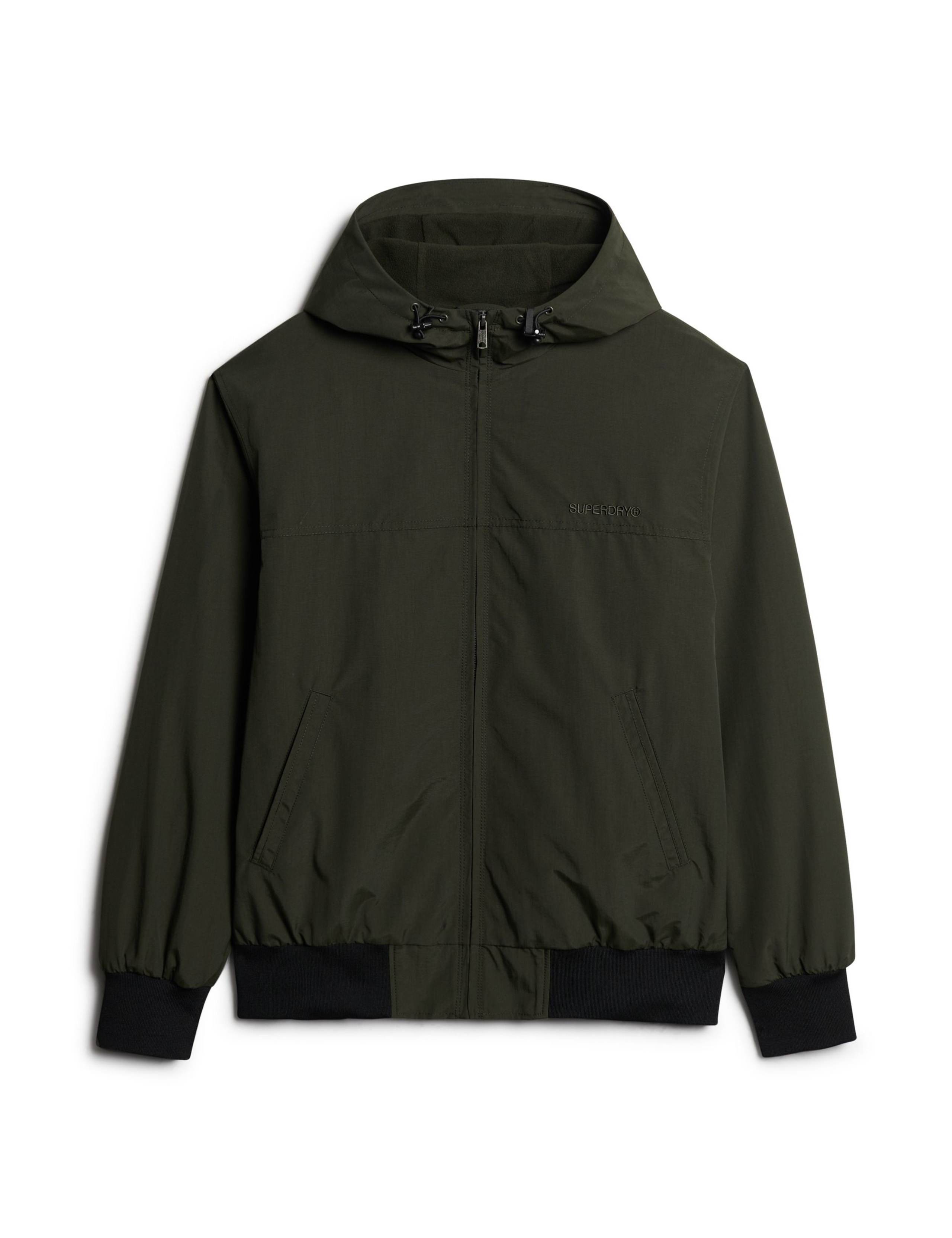 Relaxed Fit Surplus Hooded Bomber Jacket 2 of 4