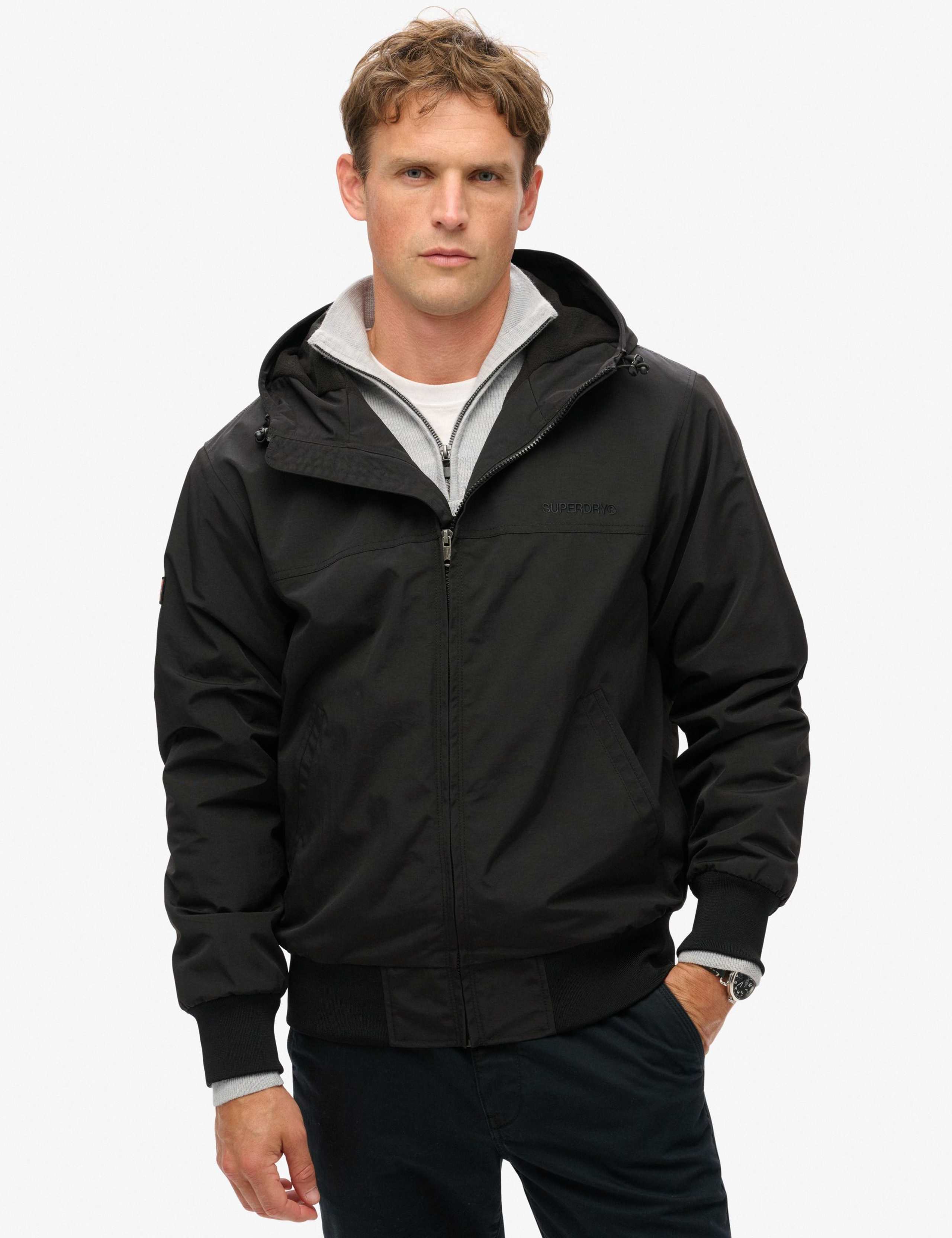 Relaxed Fit Surplus Hooded Bomber Jacket 4 of 9