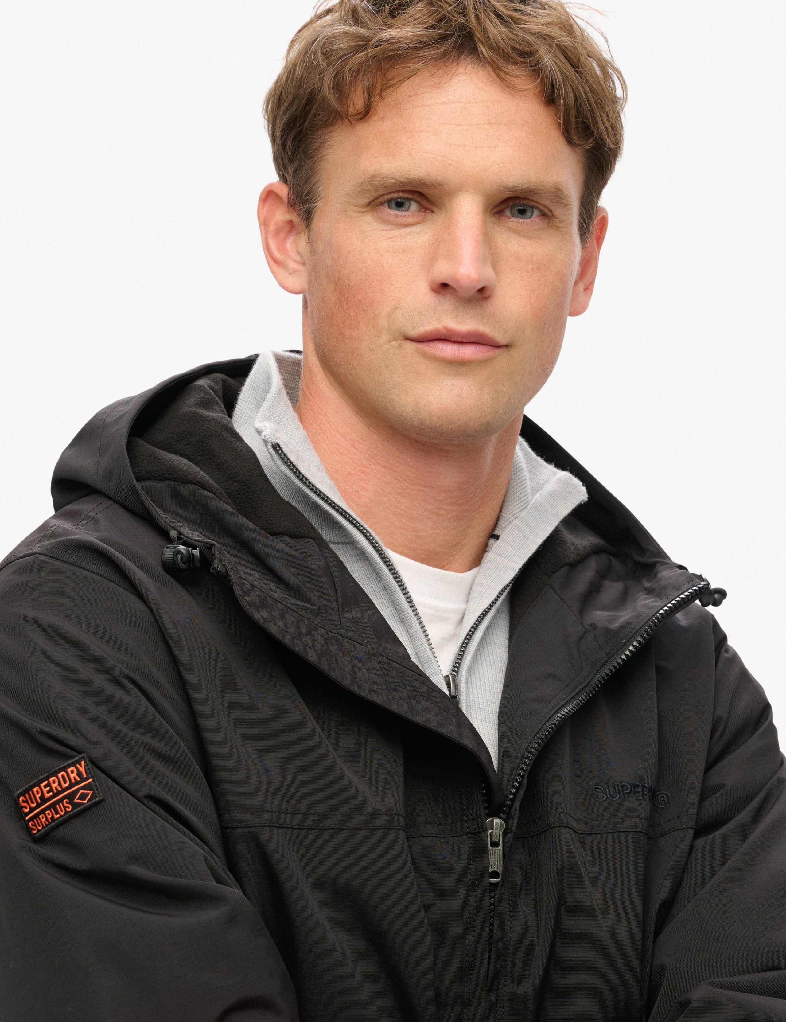 Relaxed Fit Surplus Hooded Bomber Jacket 5 of 9