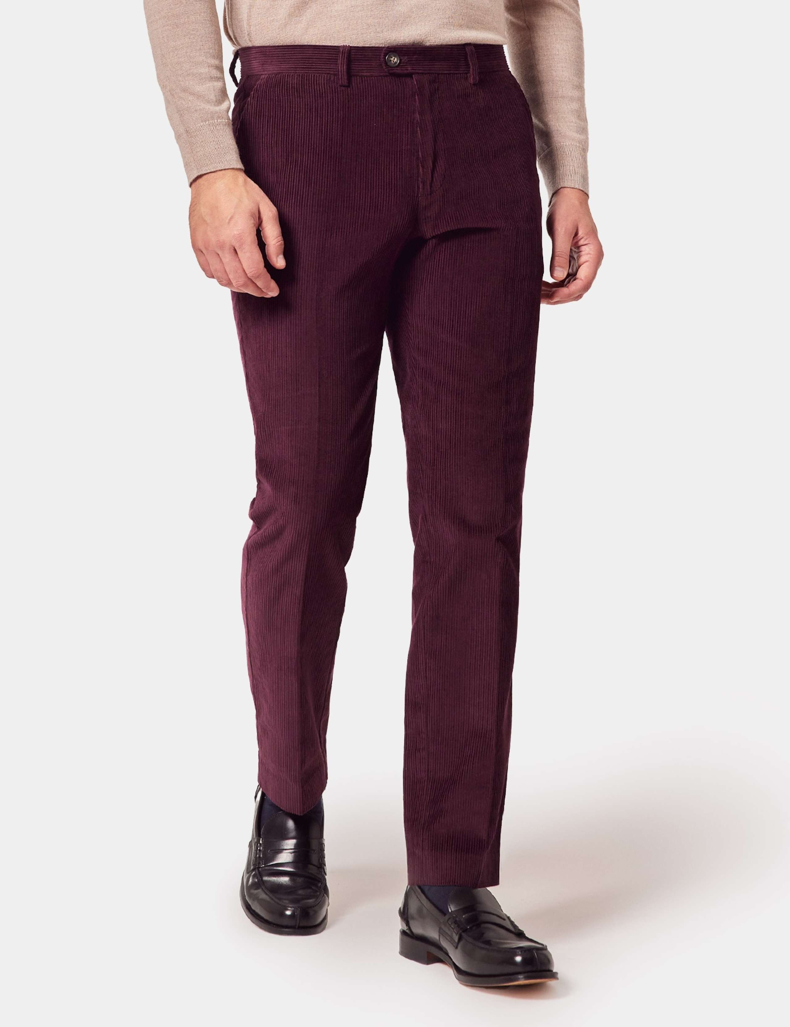 Regular Fit Pure Cotton Corduroy Chinos 2 of 4