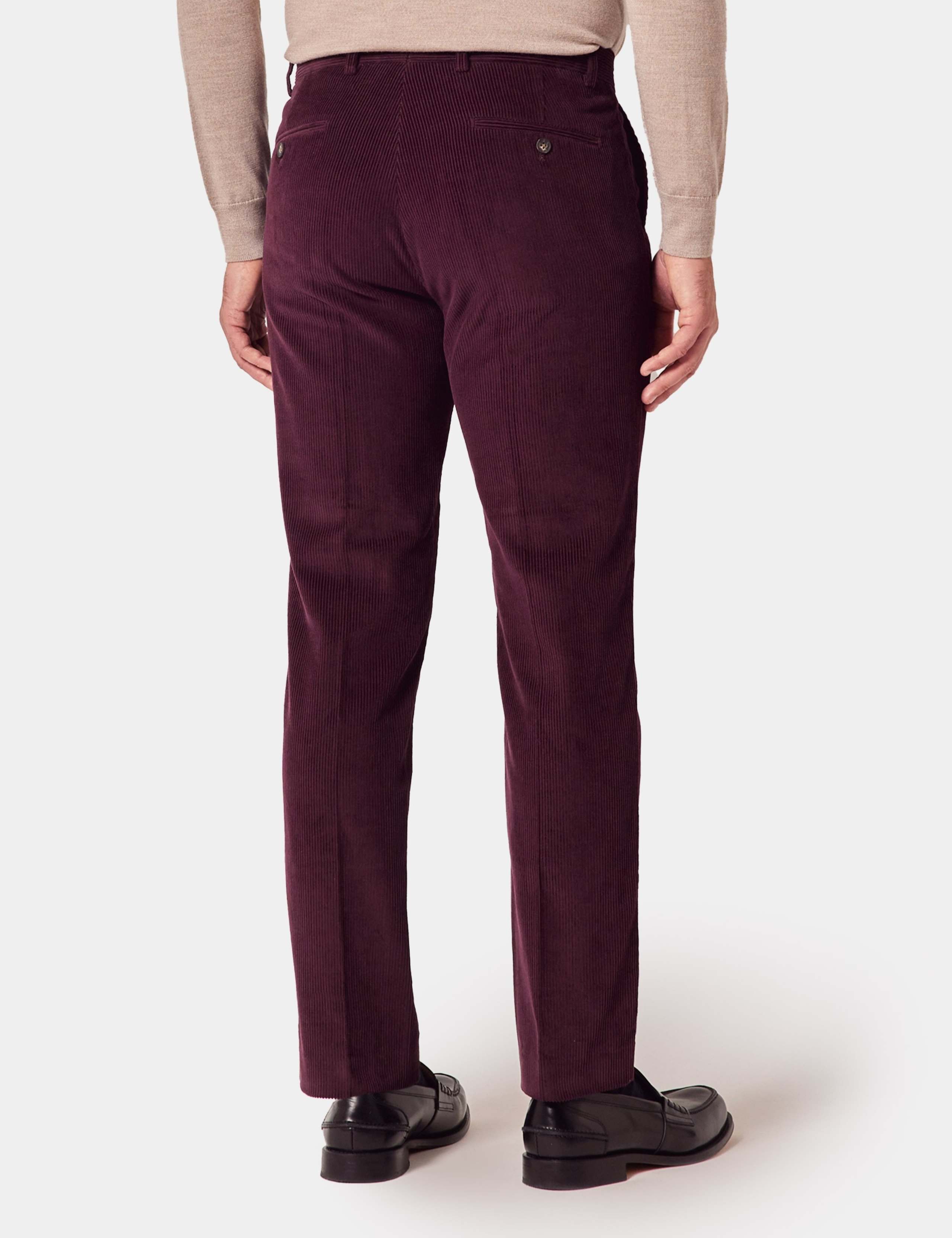 Regular Fit Pure Cotton Corduroy Chinos 3 of 4