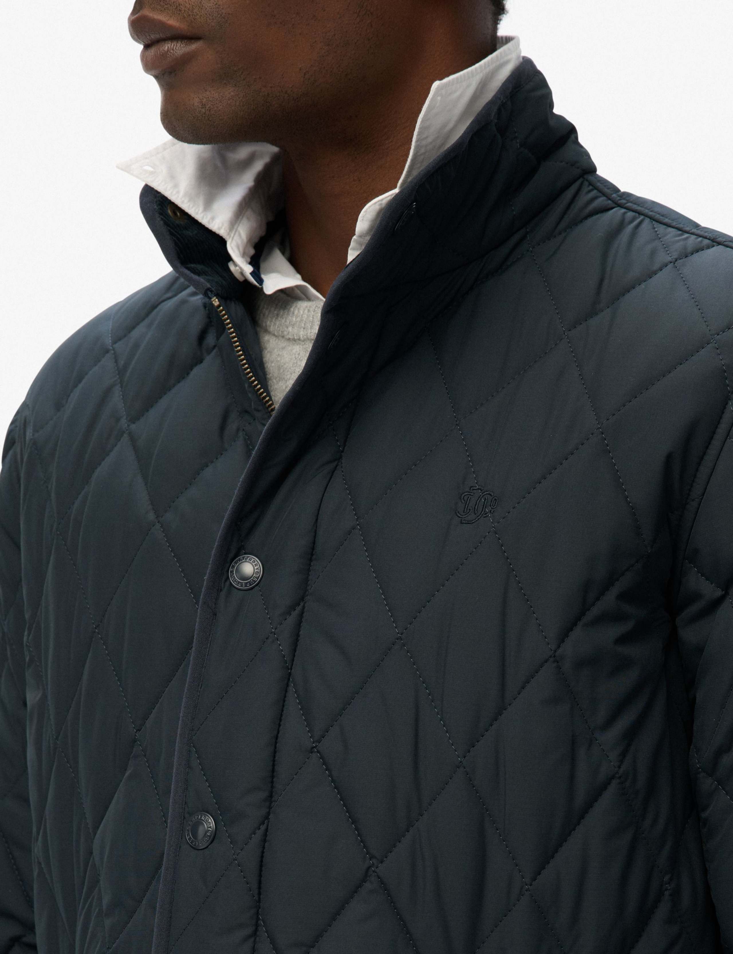 Slim Fit Quilted Funnel Neck Estate Jacket 5 of 9