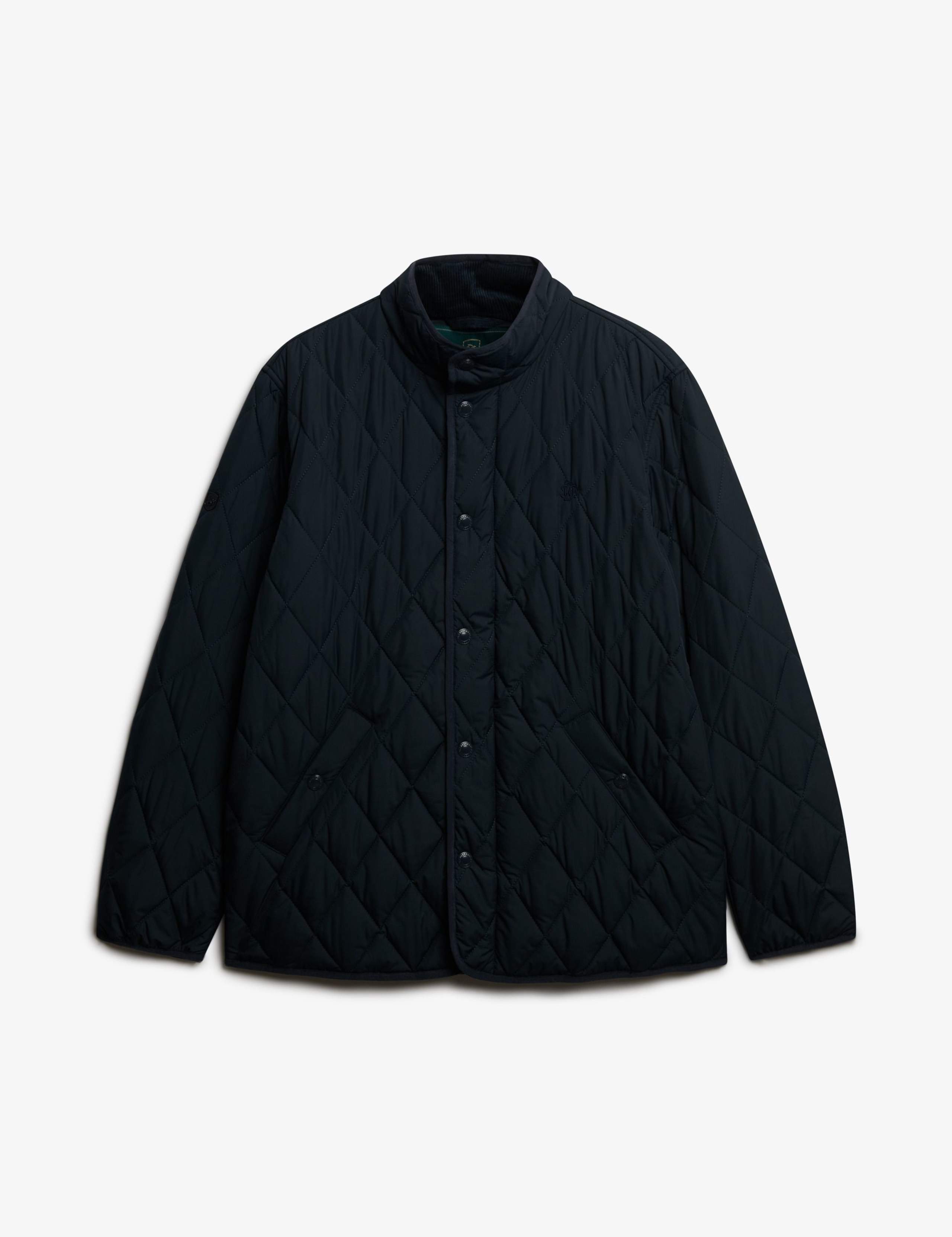 Slim Fit Quilted Funnel Neck Estate Jacket 2 of 9