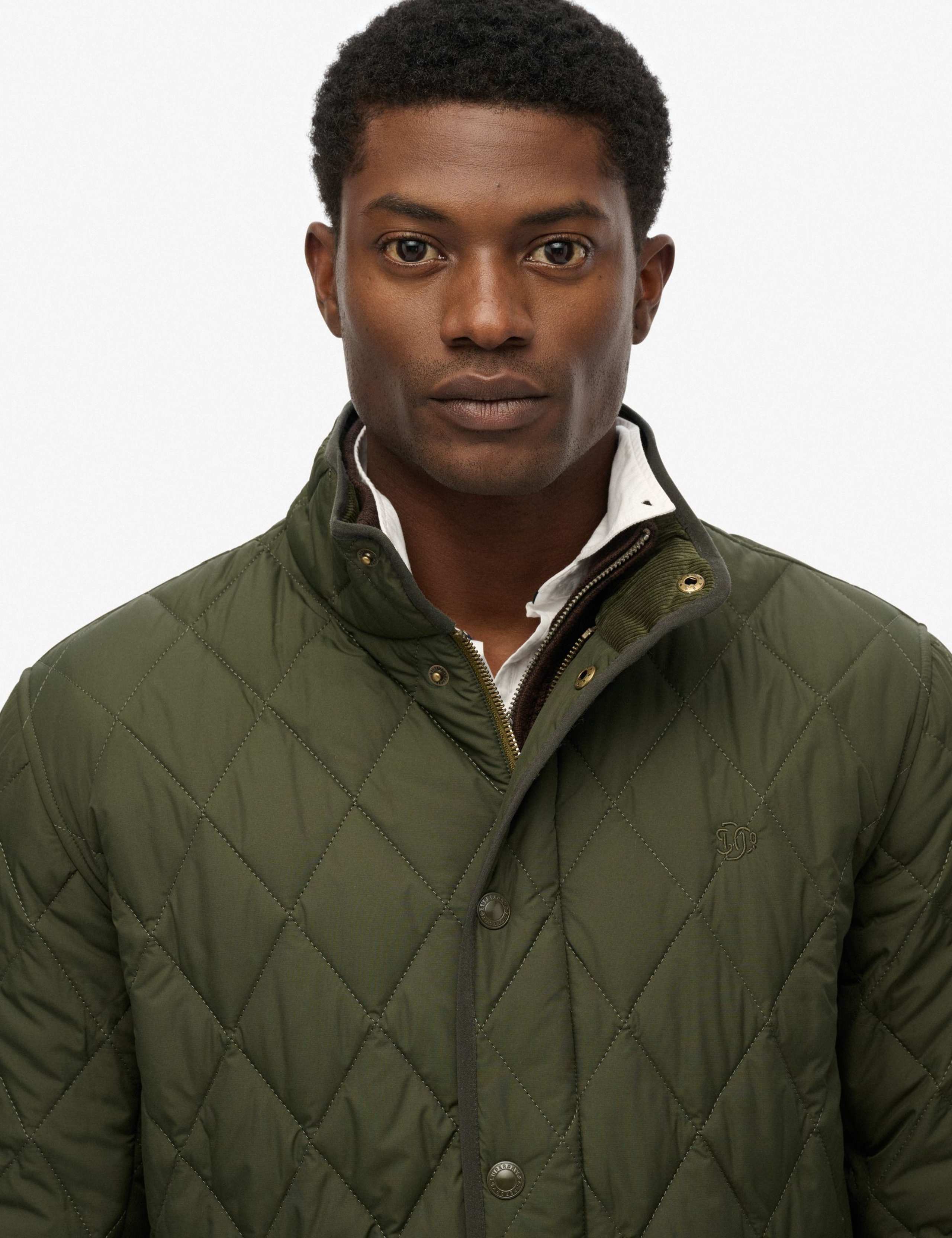 Slim Fit Quilted Funnel Neck Estate Jacket 3 of 4