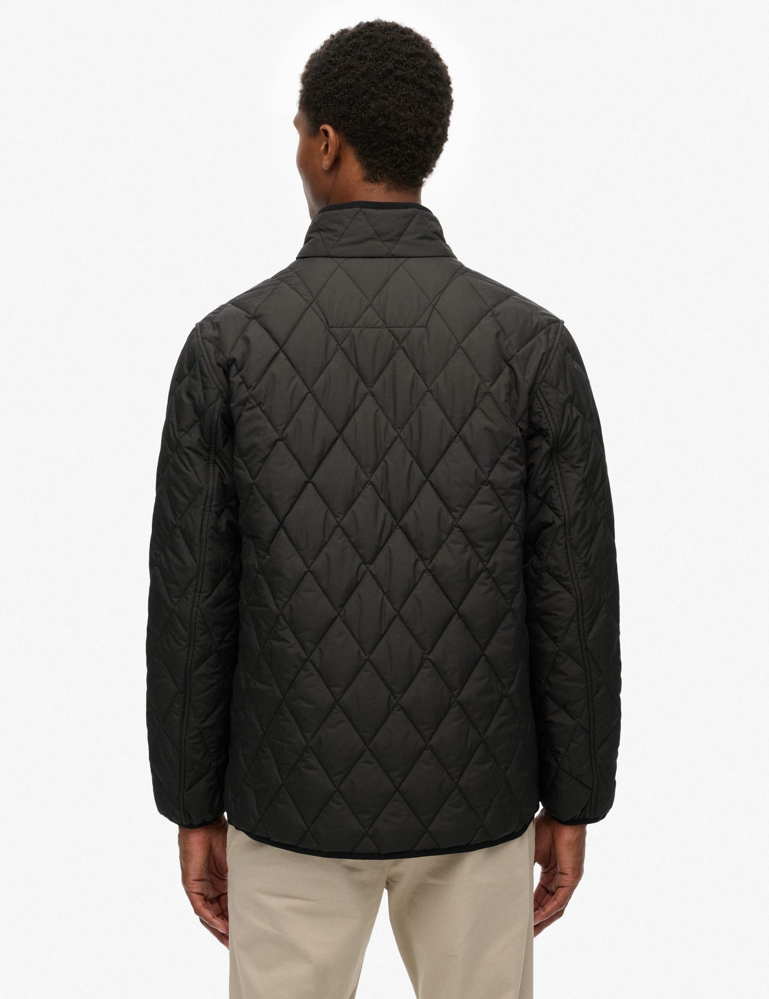 Slim Fit Quilted Funnel Neck Estate Jacket 2 of 4