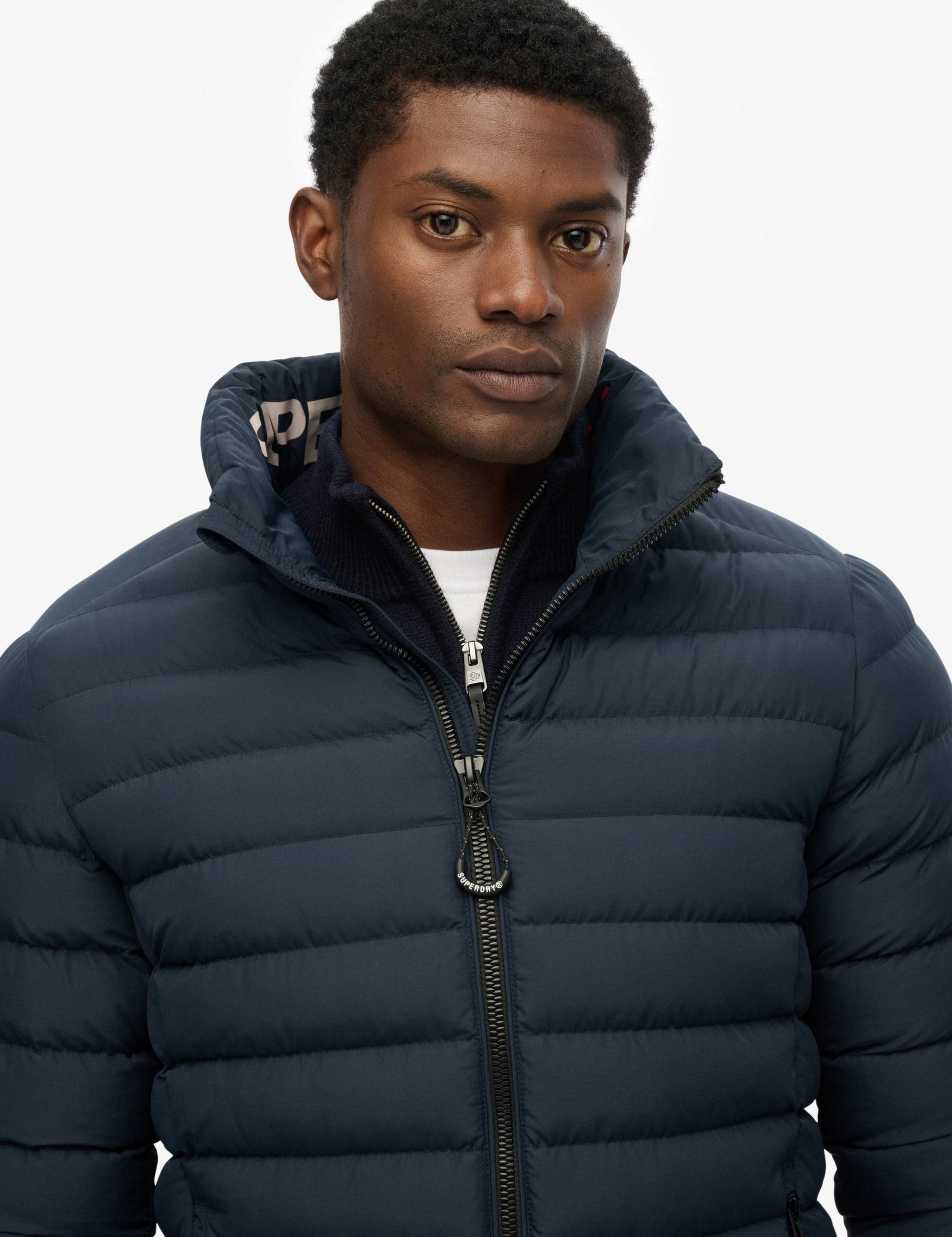 Funnel Neck Quilted Puffer Jacket 4 of 7