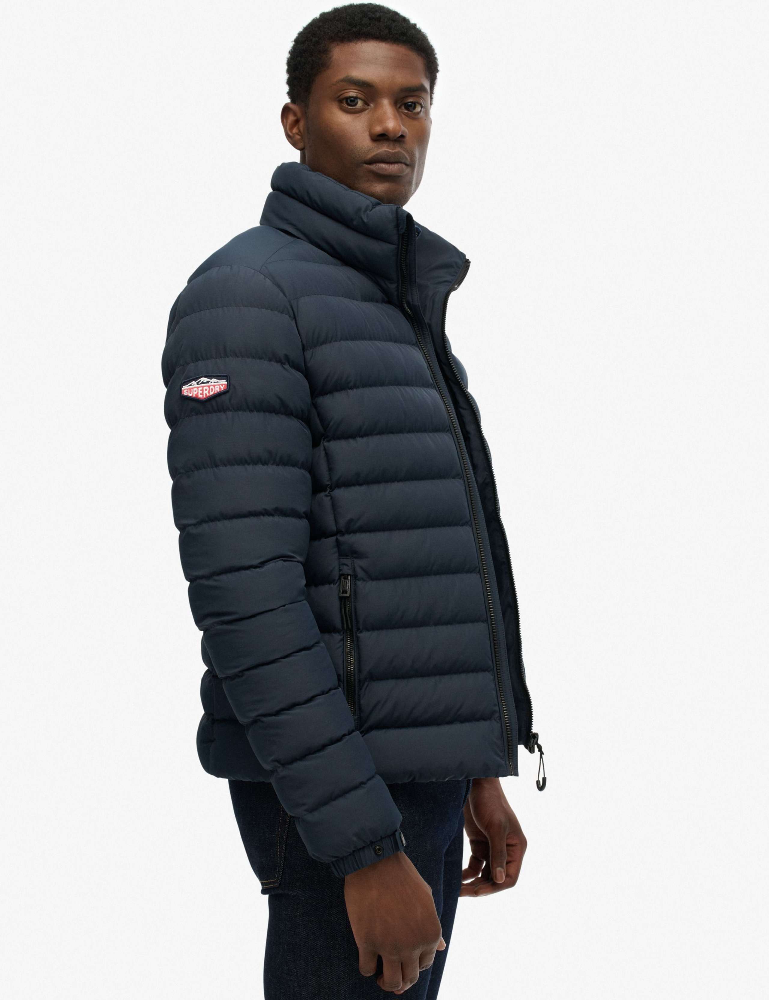 Funnel Neck Quilted Puffer Jacket 4 of 4