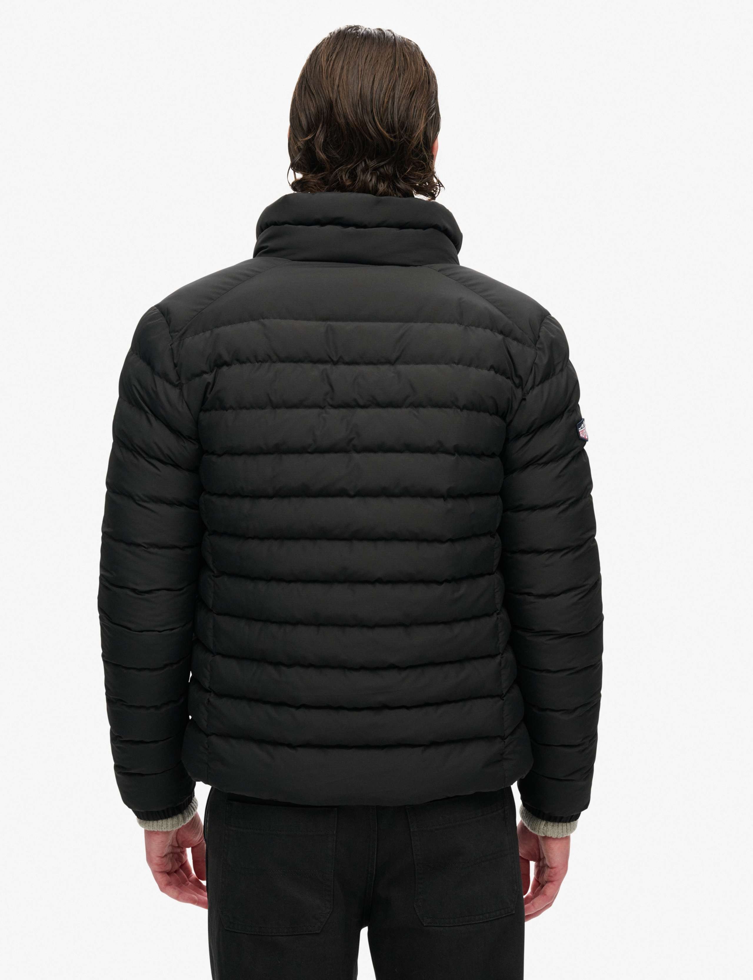 Funnel Neck Quilted Puffer Jacket 3 of 5