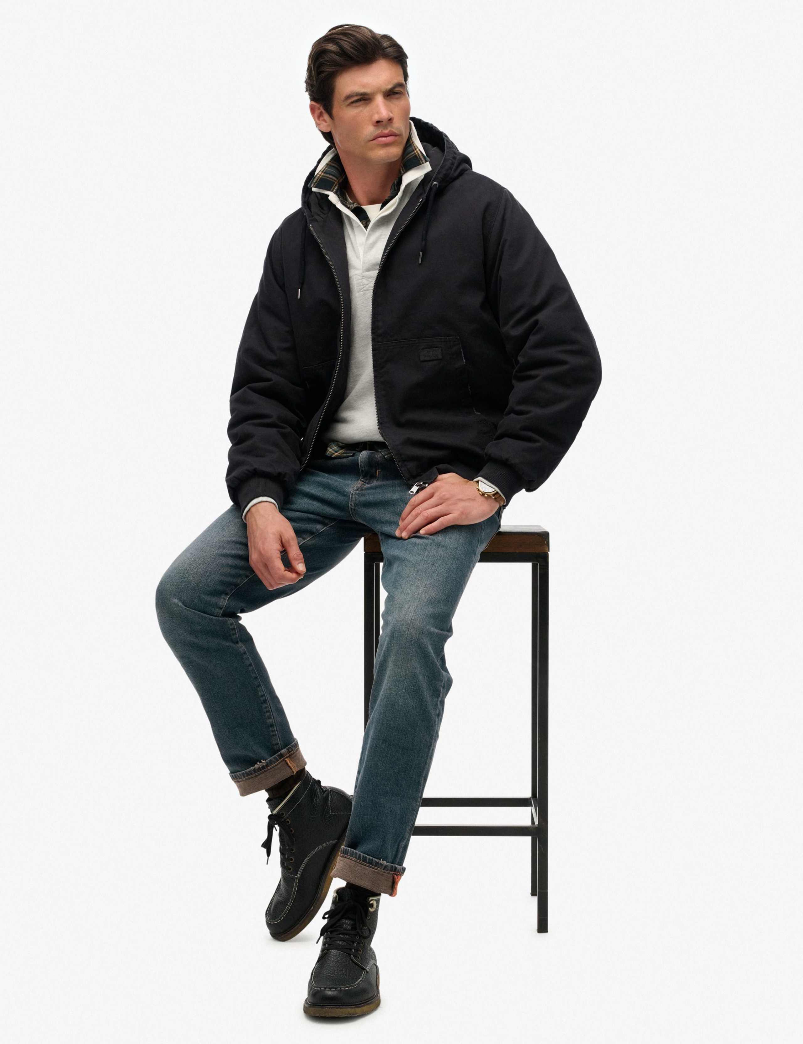 Canvas Hooded Parka Jacket 2 of 6