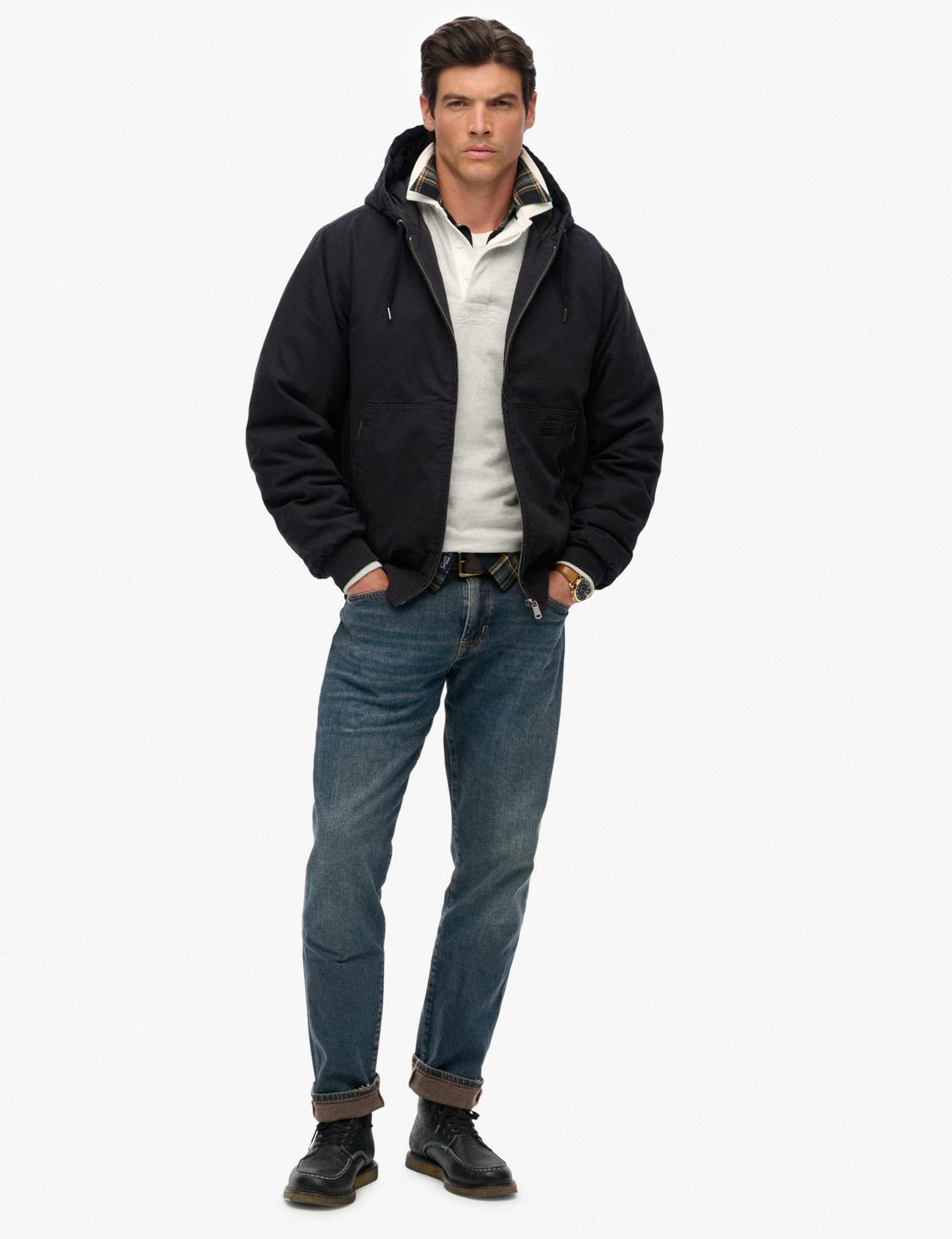 Canvas Hooded Parka Jacket 3 of 6