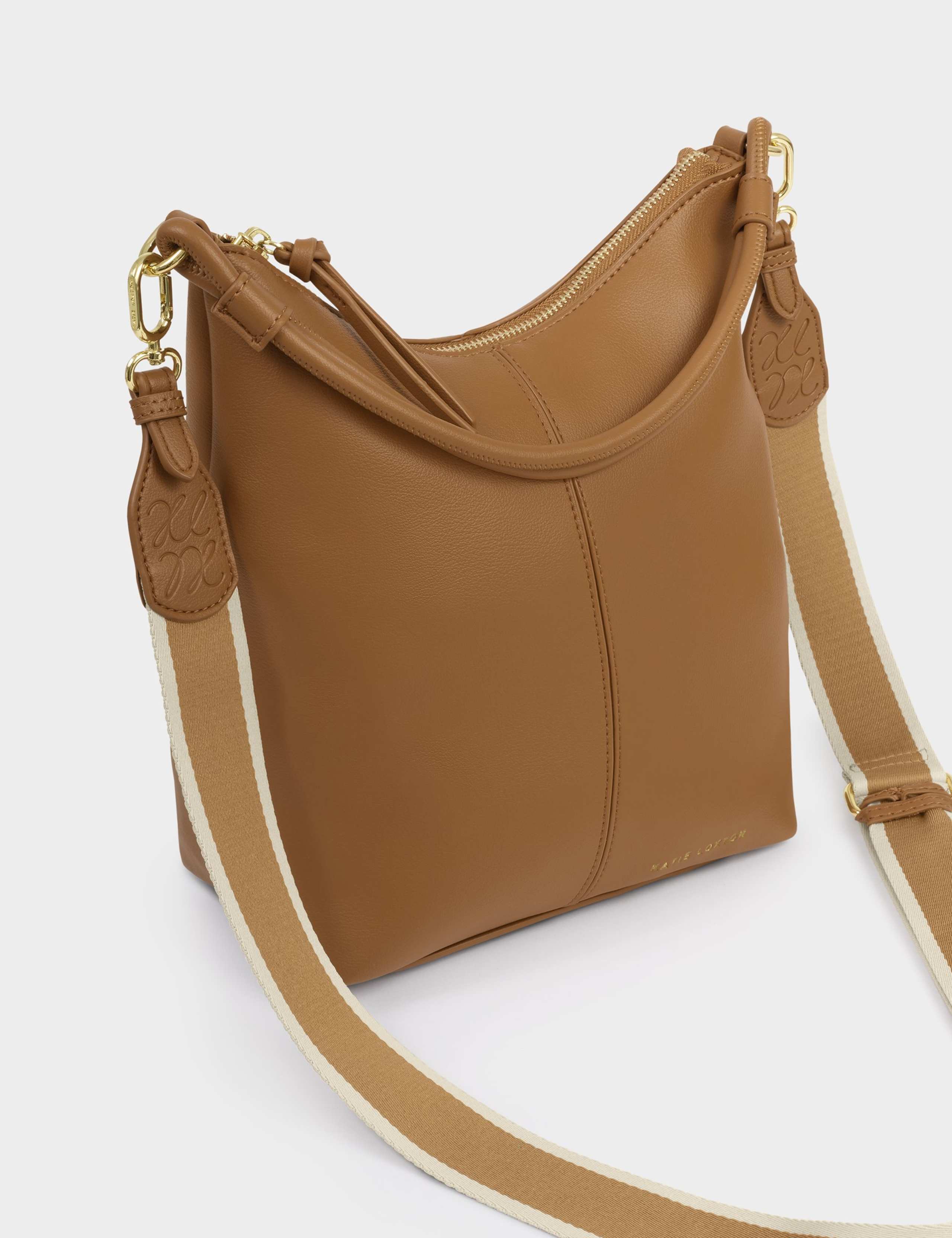 Faux Leather Cross Body Satchel 3 of 7