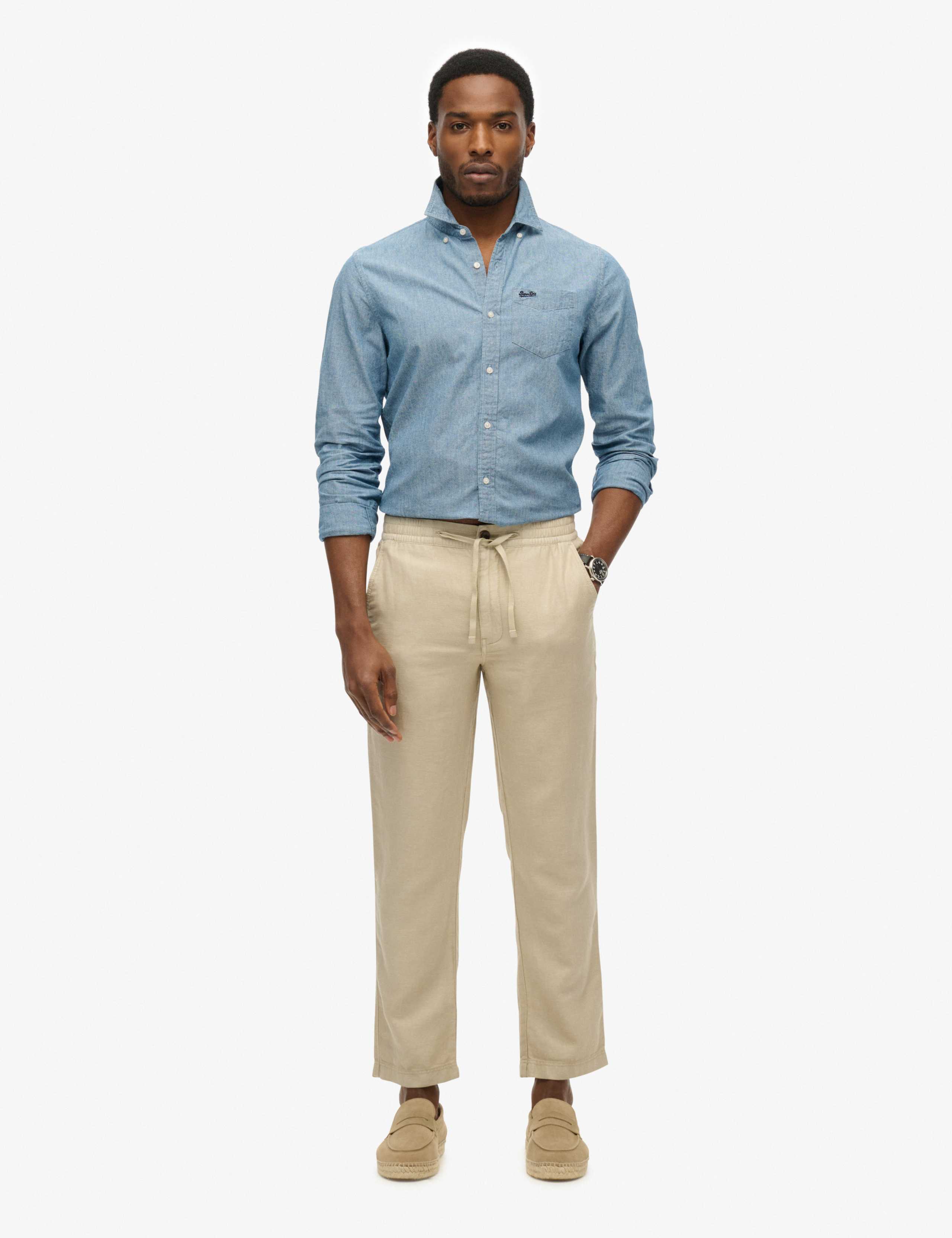 Linen Rich Lightweight Trousers 3 of 5