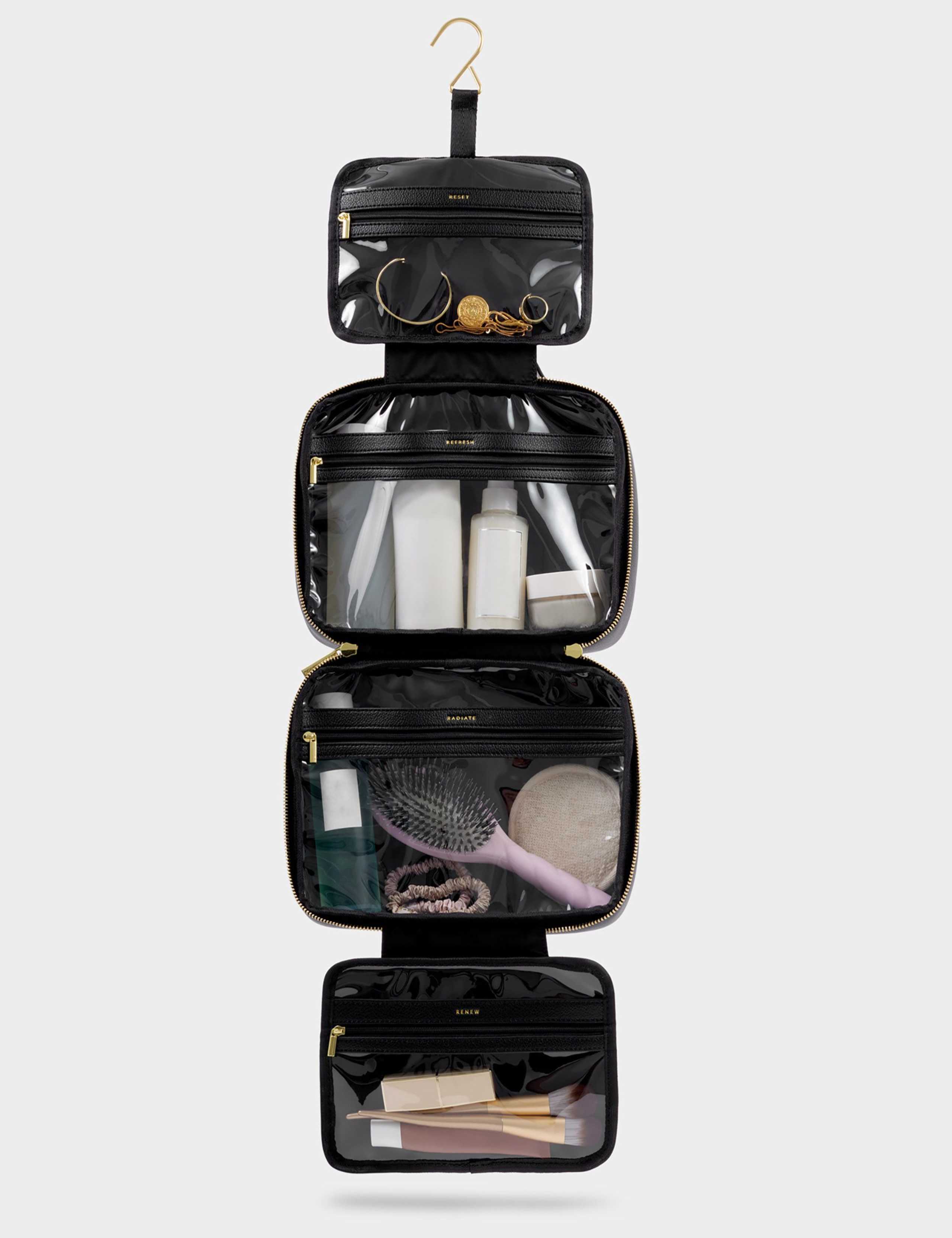 Personalised Faux Leather Hanging Make-Up Bag 3 of 9