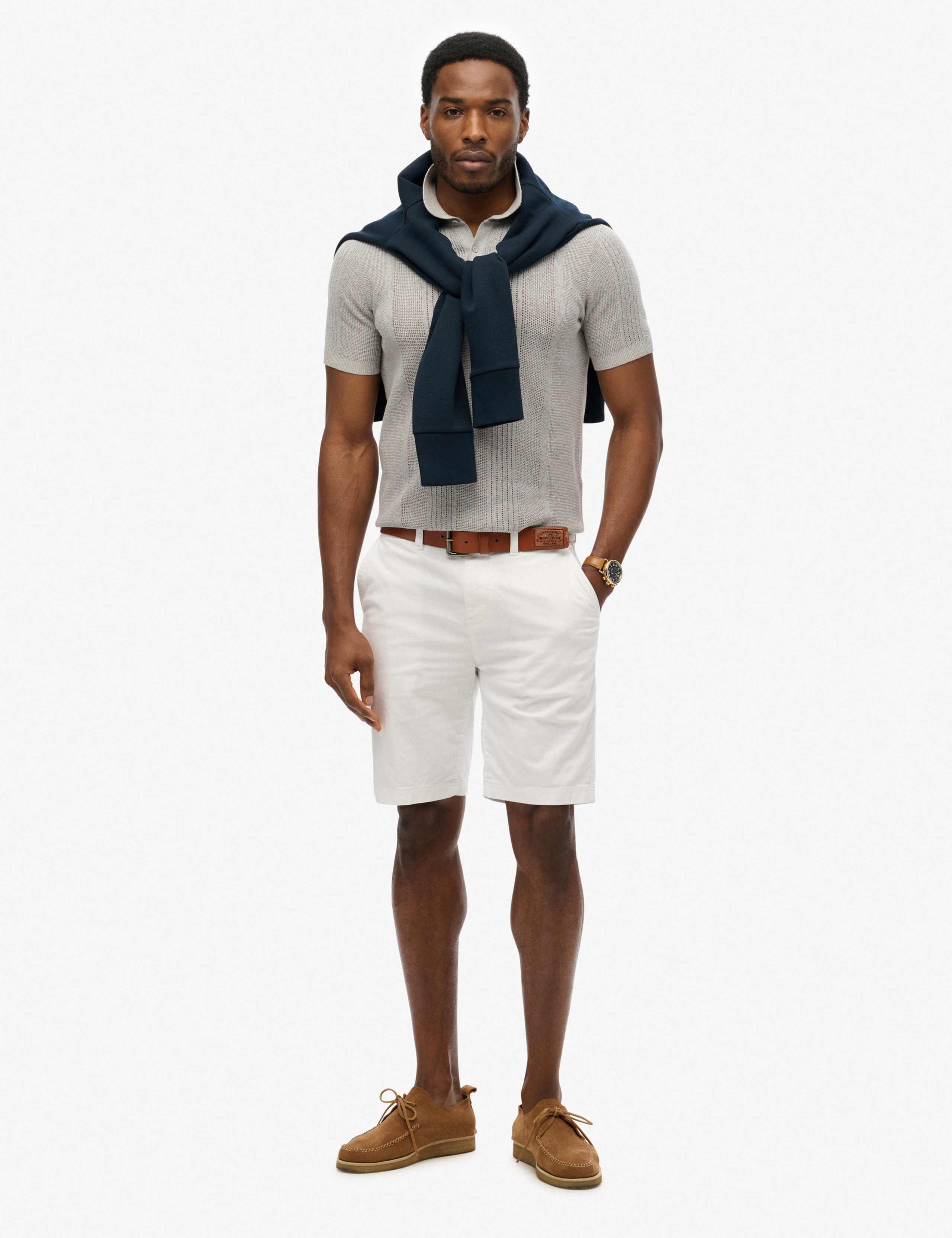 Slim Fit Cotton Rich Knitted Polo Shirt 3 of 7