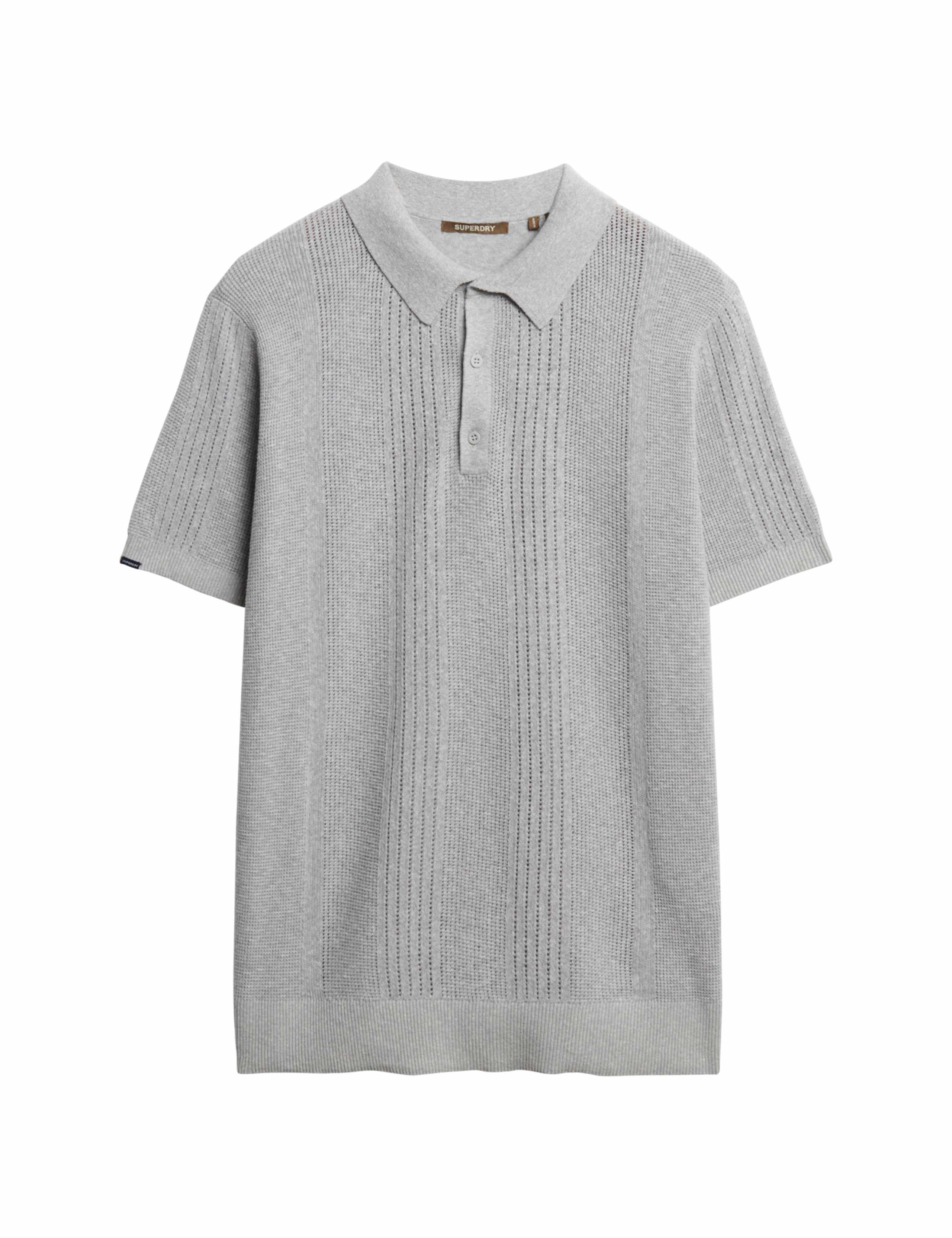 Slim Fit Cotton Rich Knitted Polo Shirt 4 of 7