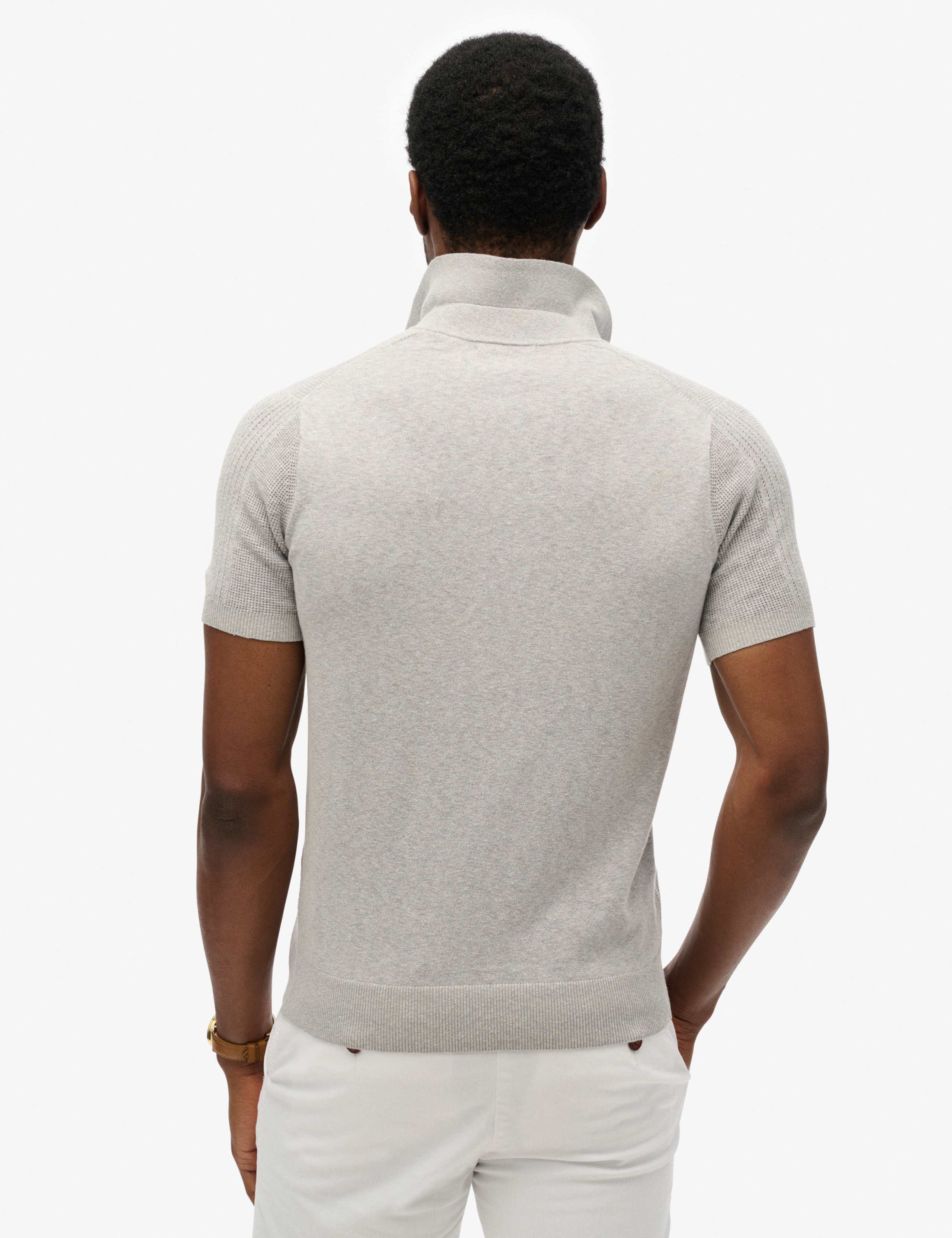 Slim Fit Cotton Rich Knitted Polo Shirt 6 of 7