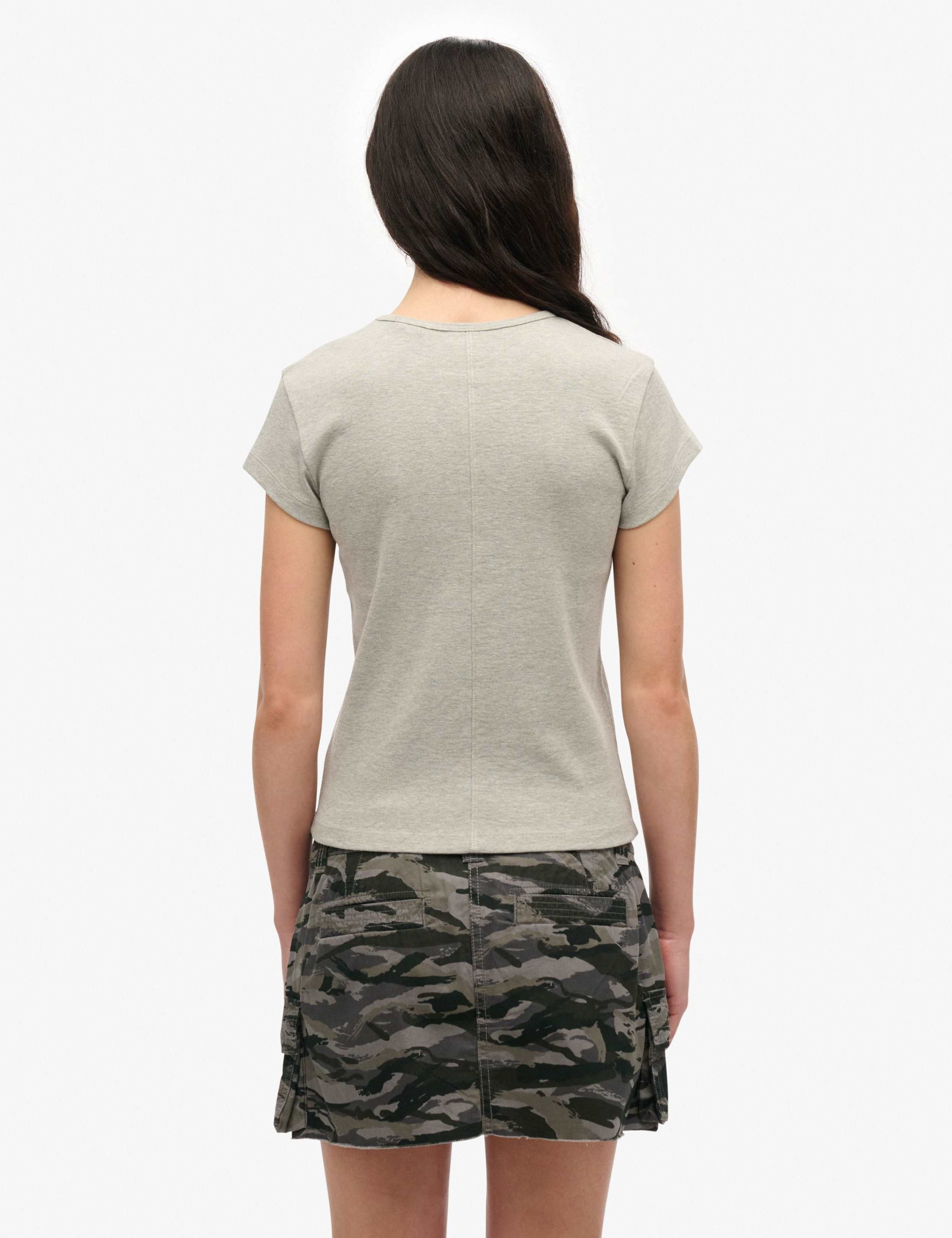 Pure Cotton Cap Sleeve T-Shirt 2 of 4