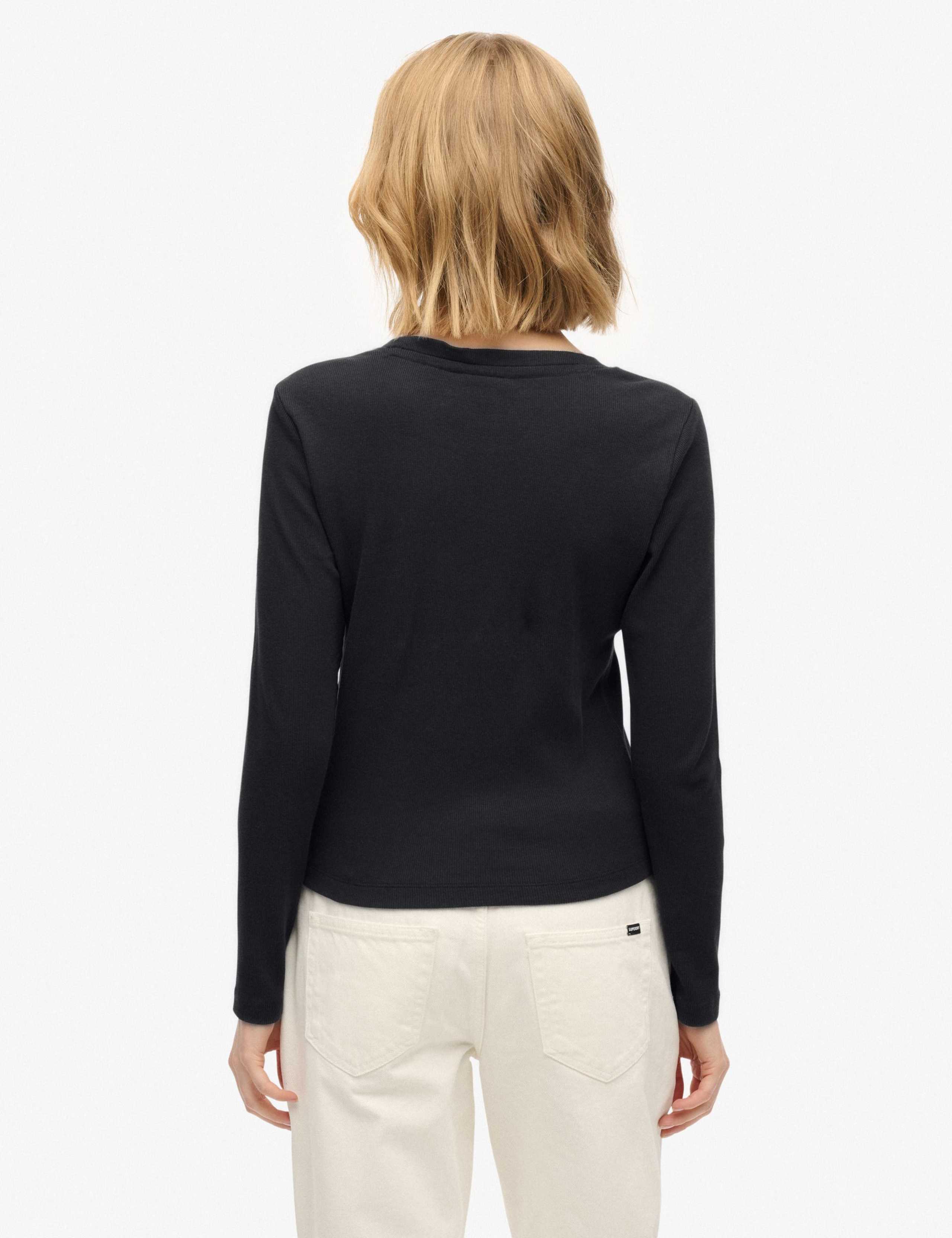 Cotton Rich Ribbed Top 3 of 3