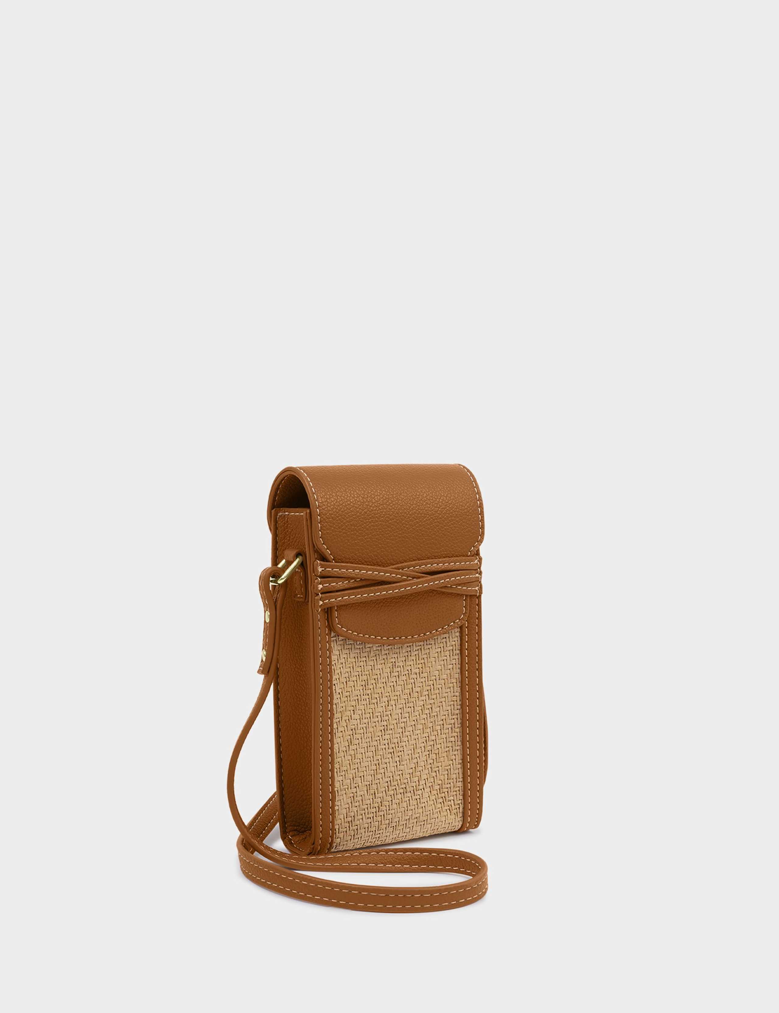 Raffia Cross Body Phone Bag 2 of 6