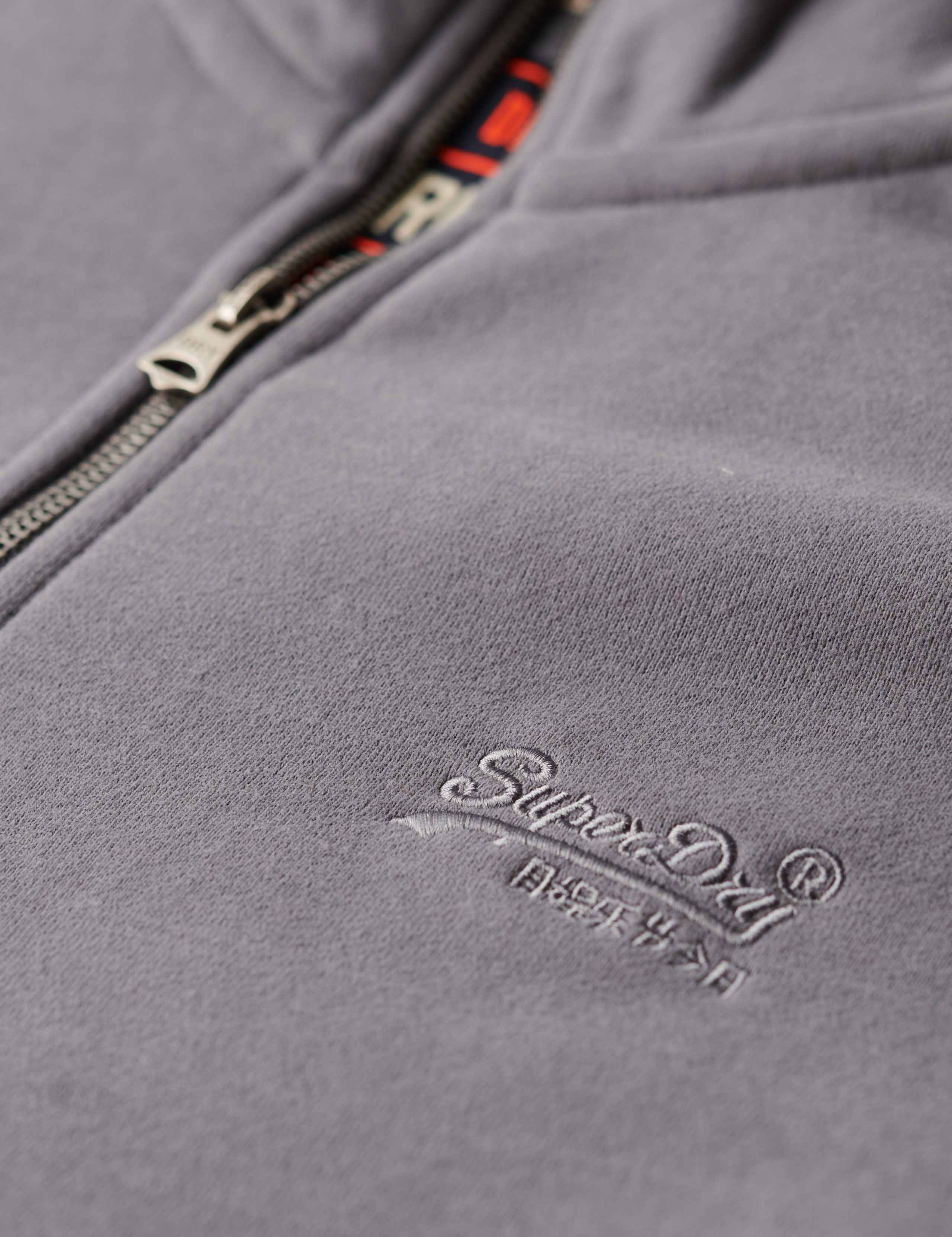 Cotton Rich Funnel Neck Henley Sweatshirt 6 of 6