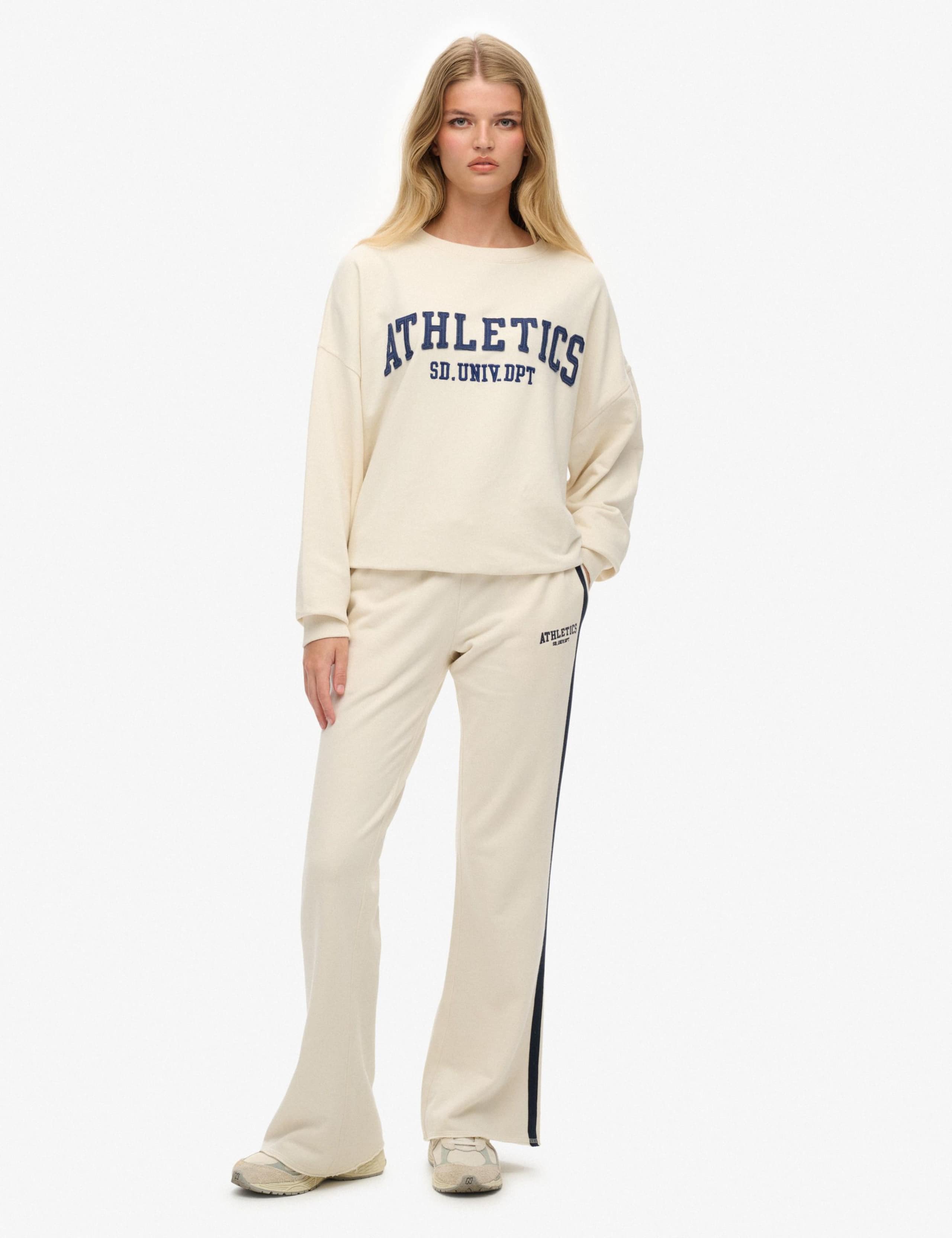 Pure Cotton Mid Ride Wide Leg Joggers 1 of 4
