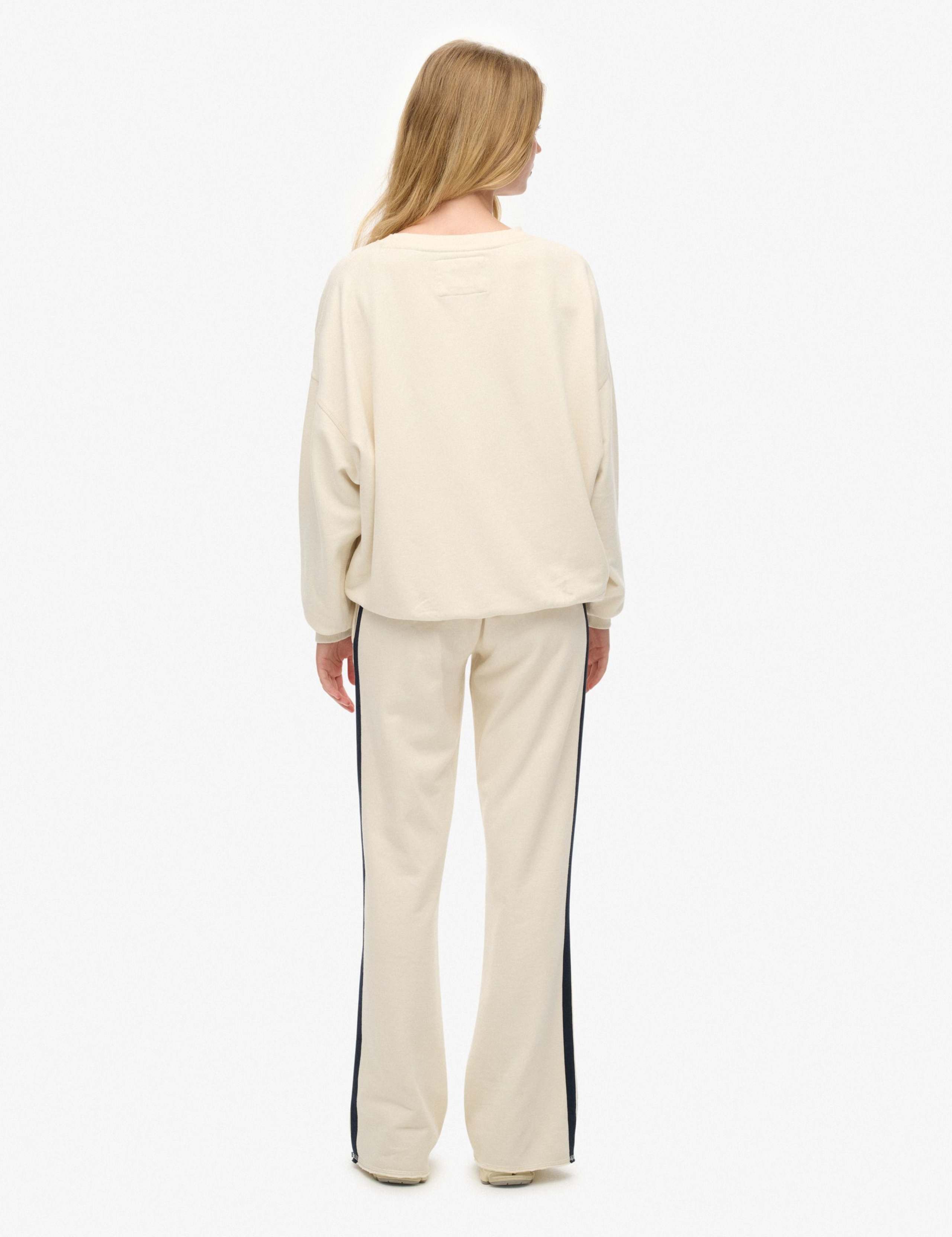 Pure Cotton Mid Ride Wide Leg Joggers 2 of 4
