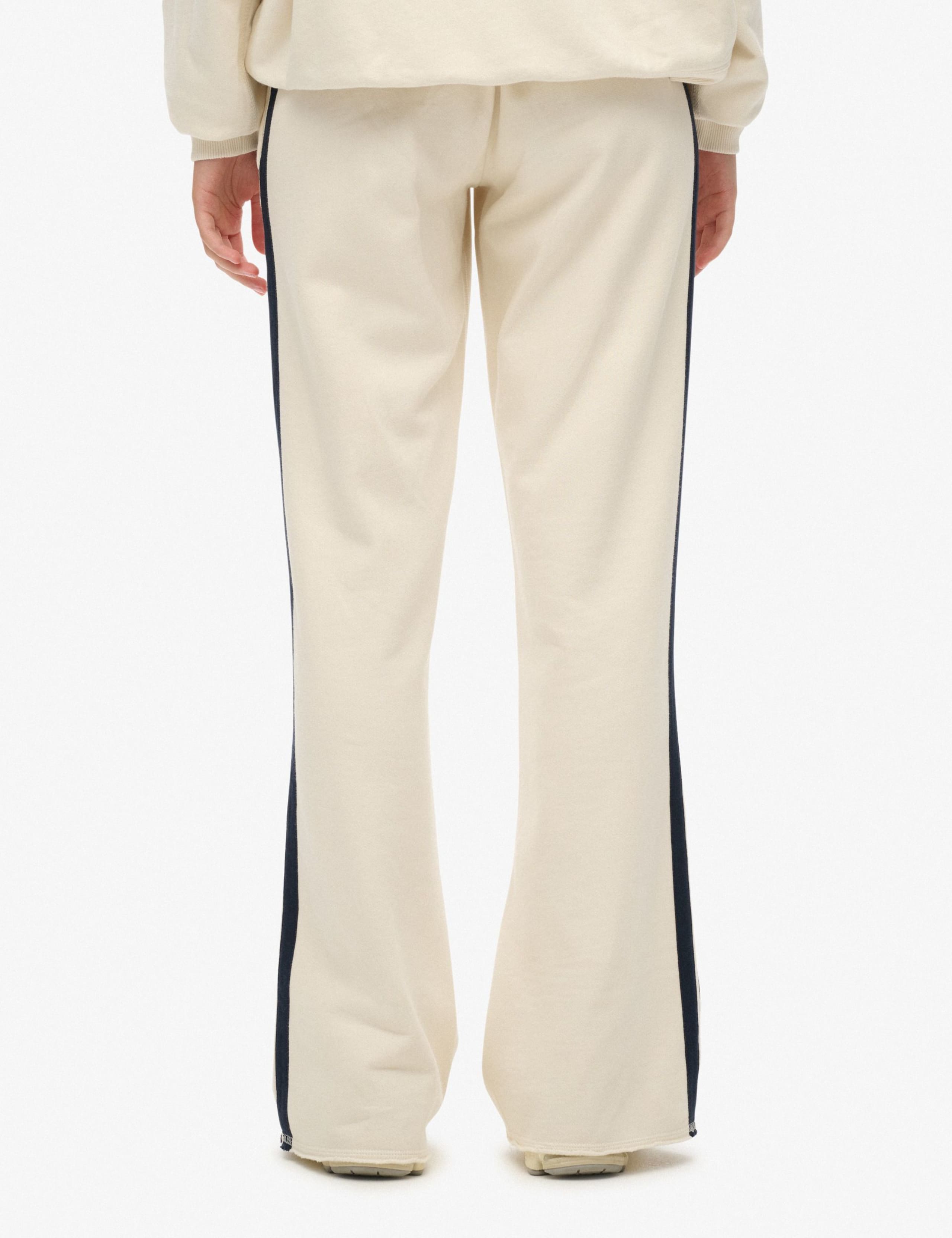 Pure Cotton Mid Ride Wide Leg Joggers 4 of 4