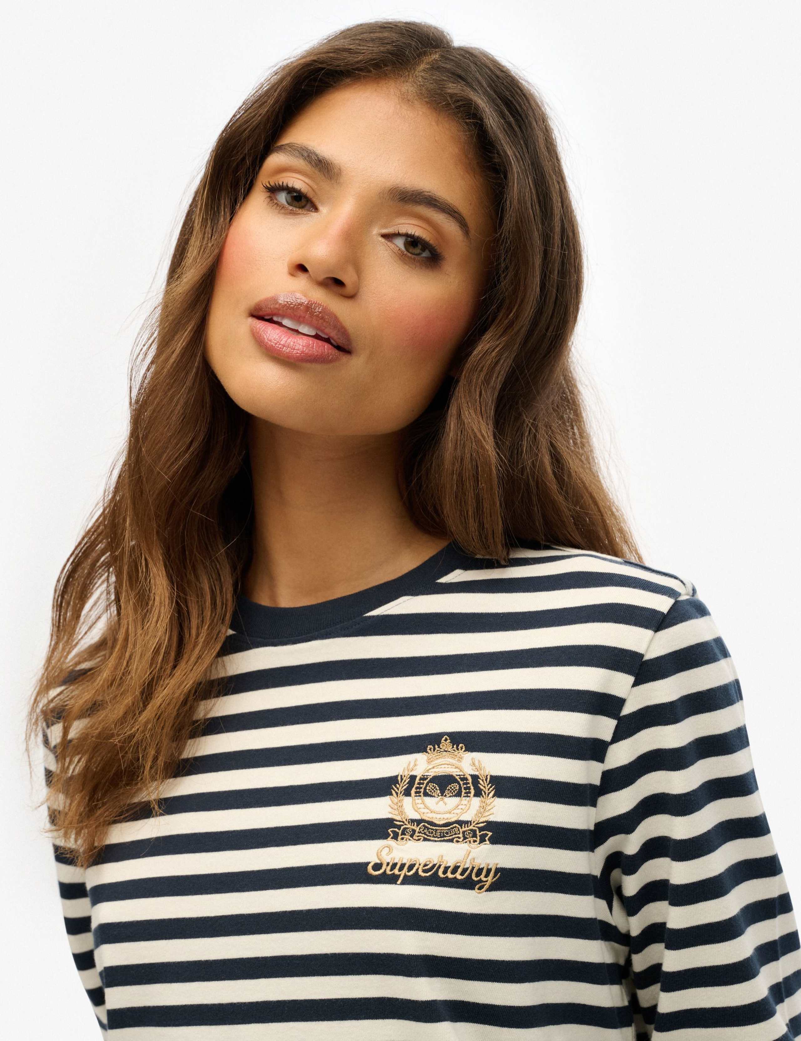 Pure Cotton Long Sleeve Stripe Top 5 of 6