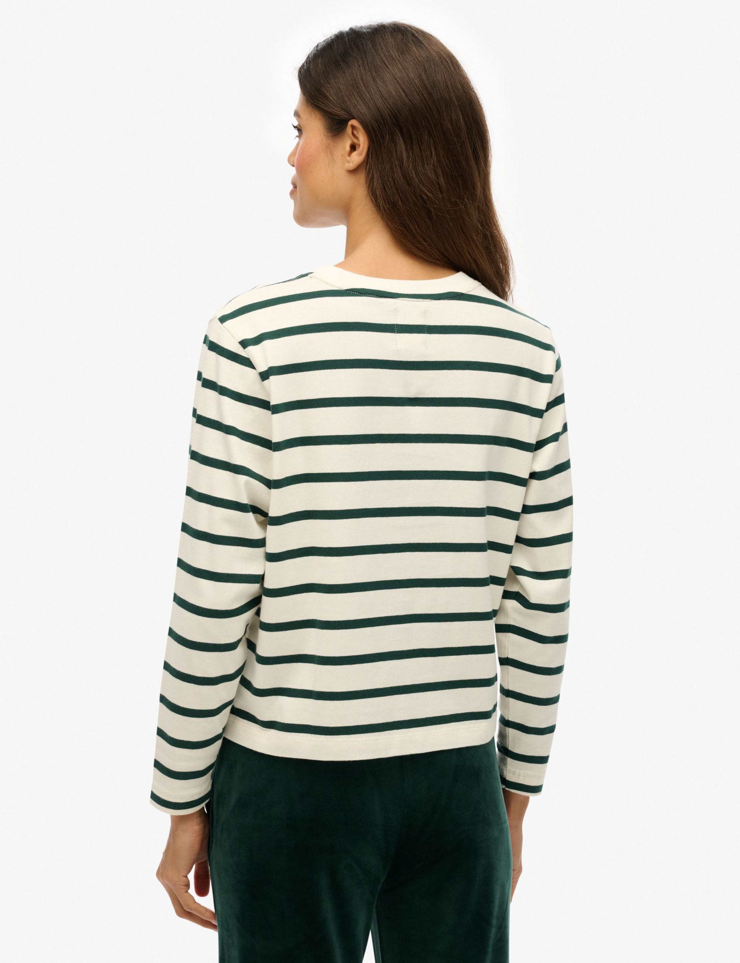 Pure Cotton Striped Boxy Top 3 of 6