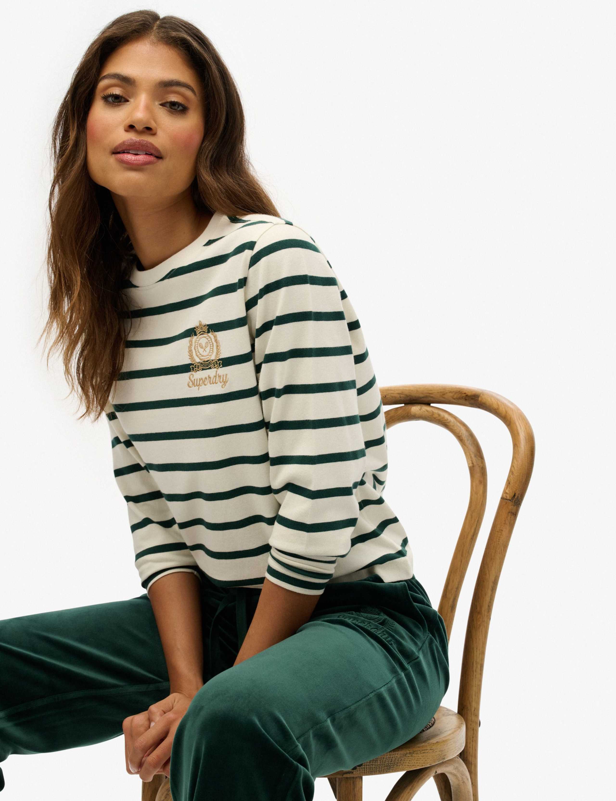 Pure Cotton Striped Boxy Top 5 of 6