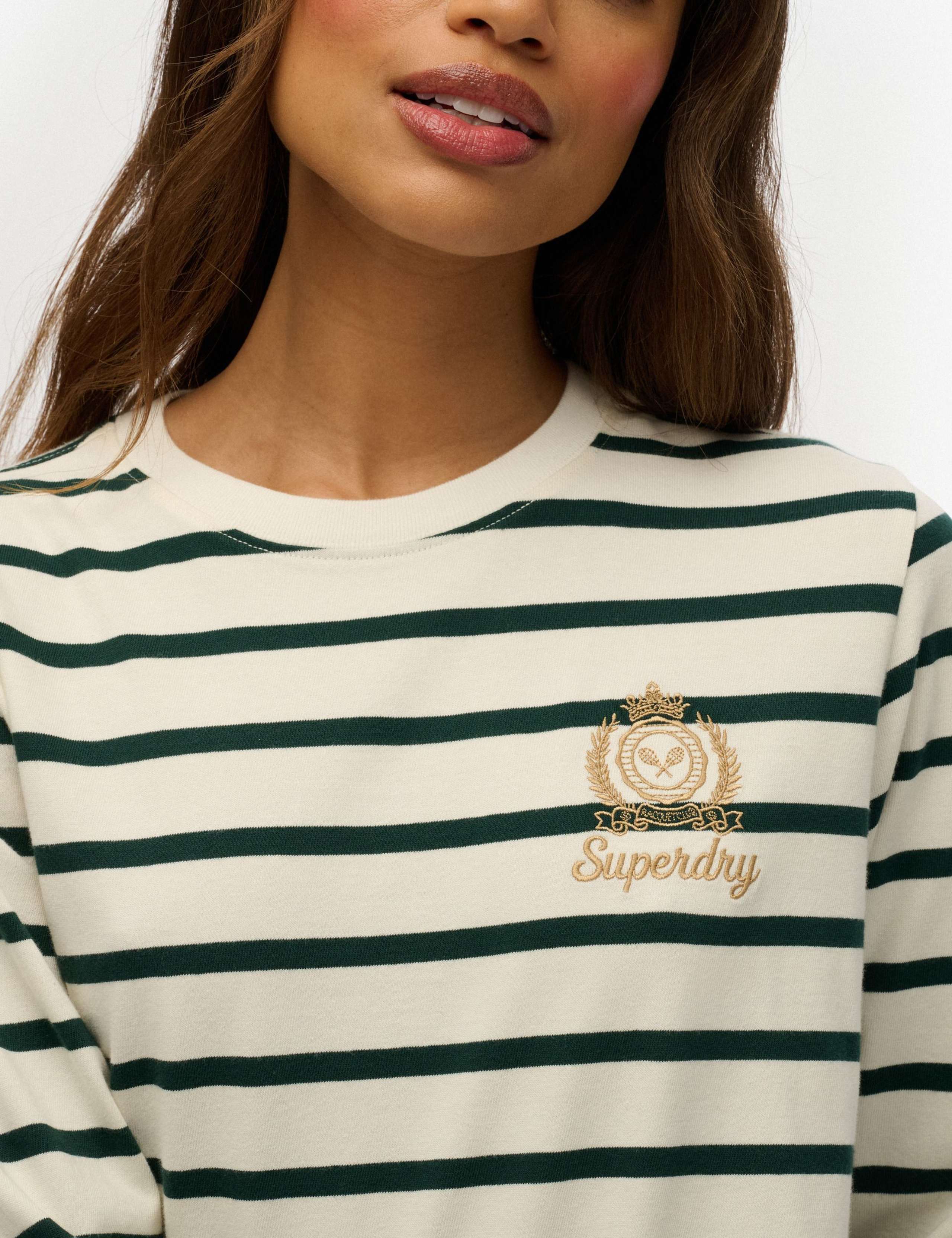 Pure Cotton Striped Boxy Top 6 of 6