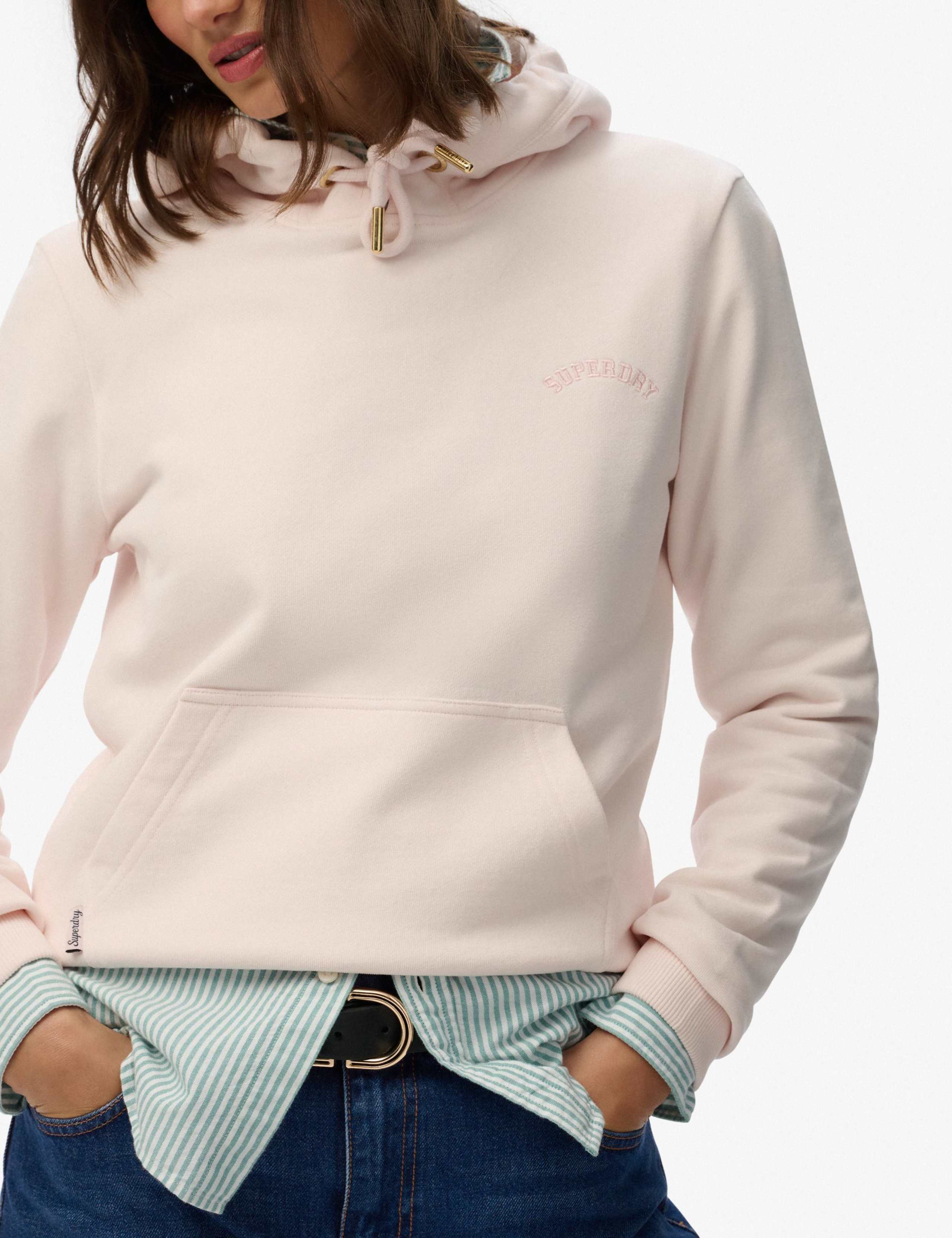 Cotton Rich Embroidered Logo Hoodie 2 of 3