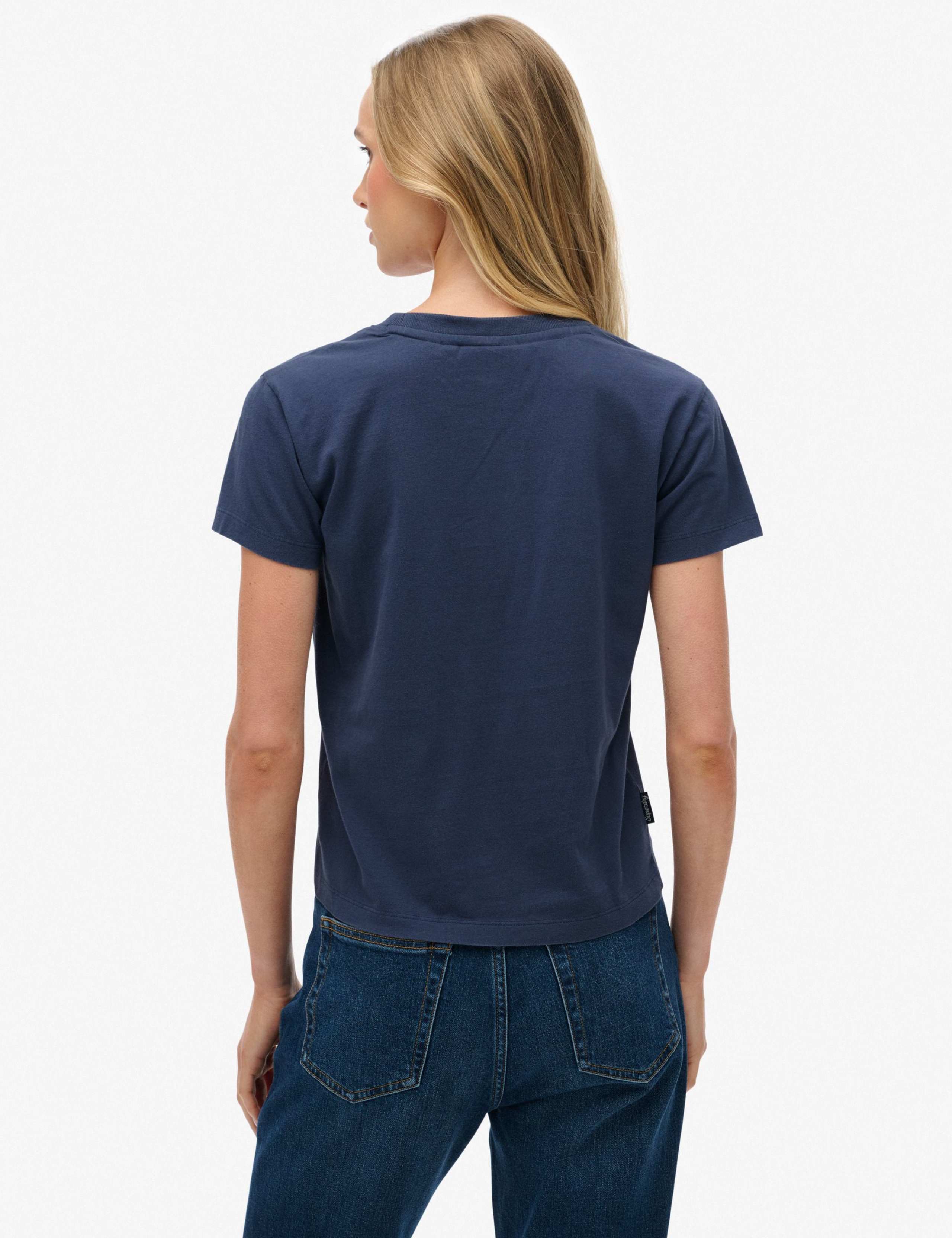 Pure Cotton Embroidered Logo T-Shirt 4 of 5