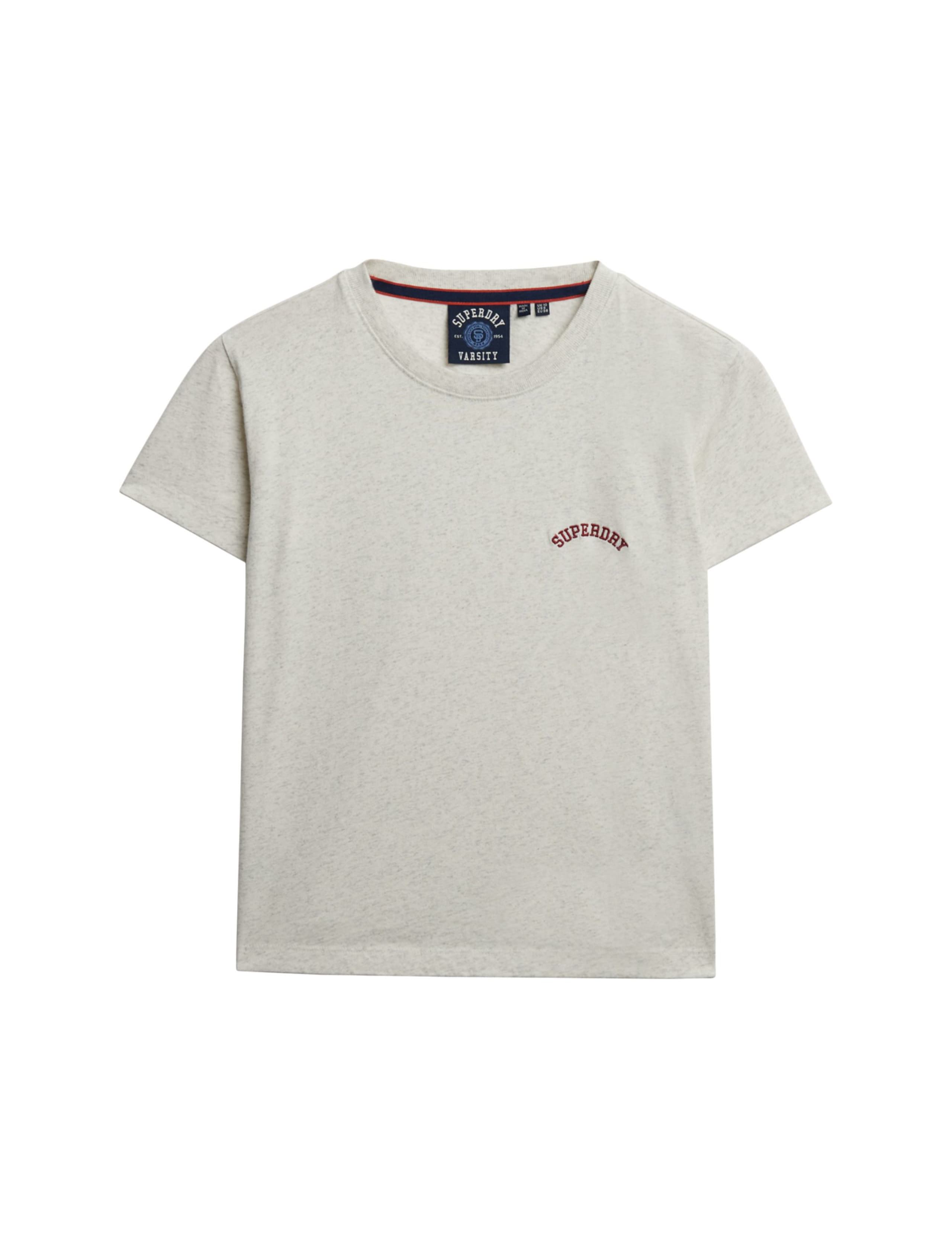 Pure Cotton Embroidered Logo T-Shirt 5 of 8
