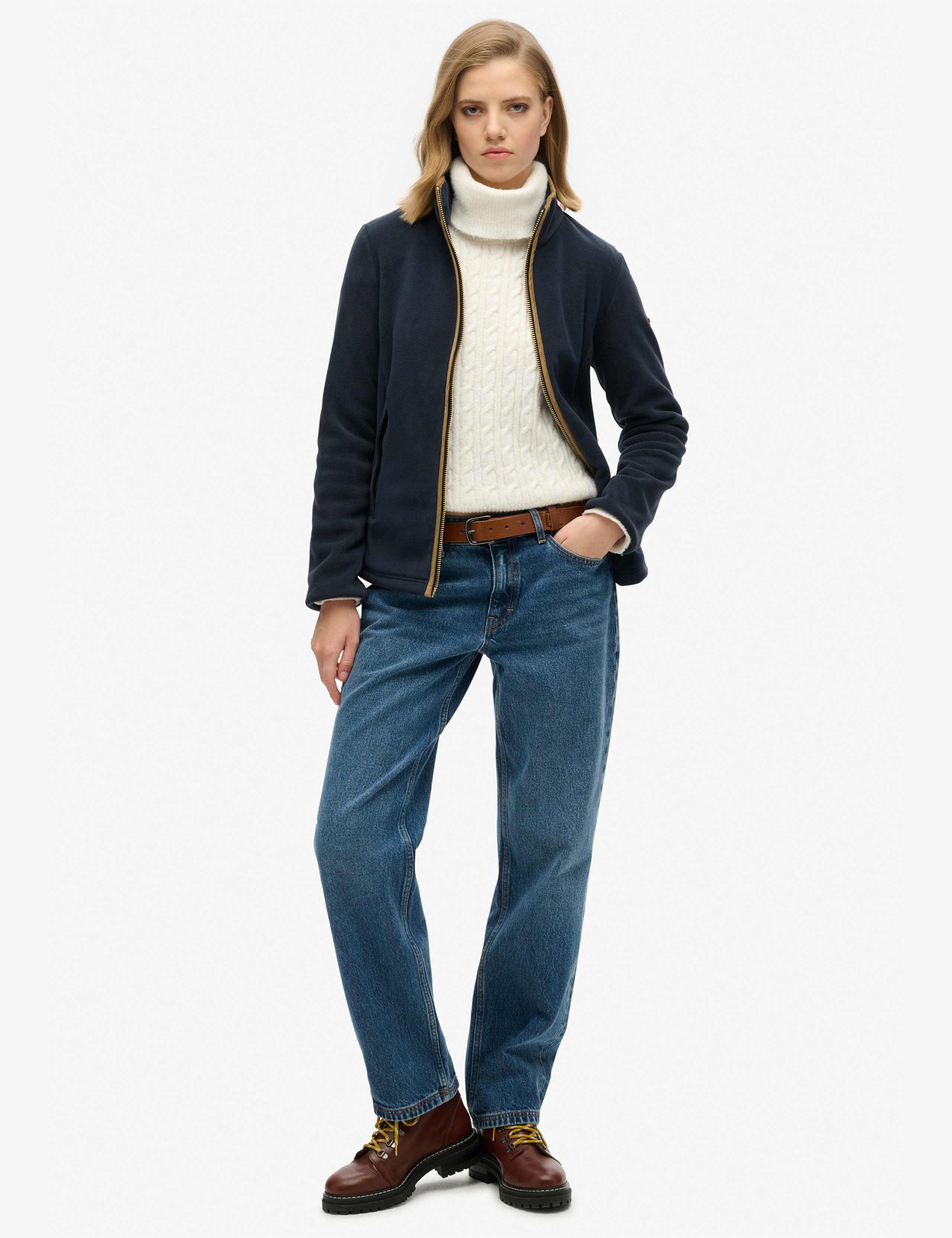 Zip Up Slim Fleece Jacket 5 of 6