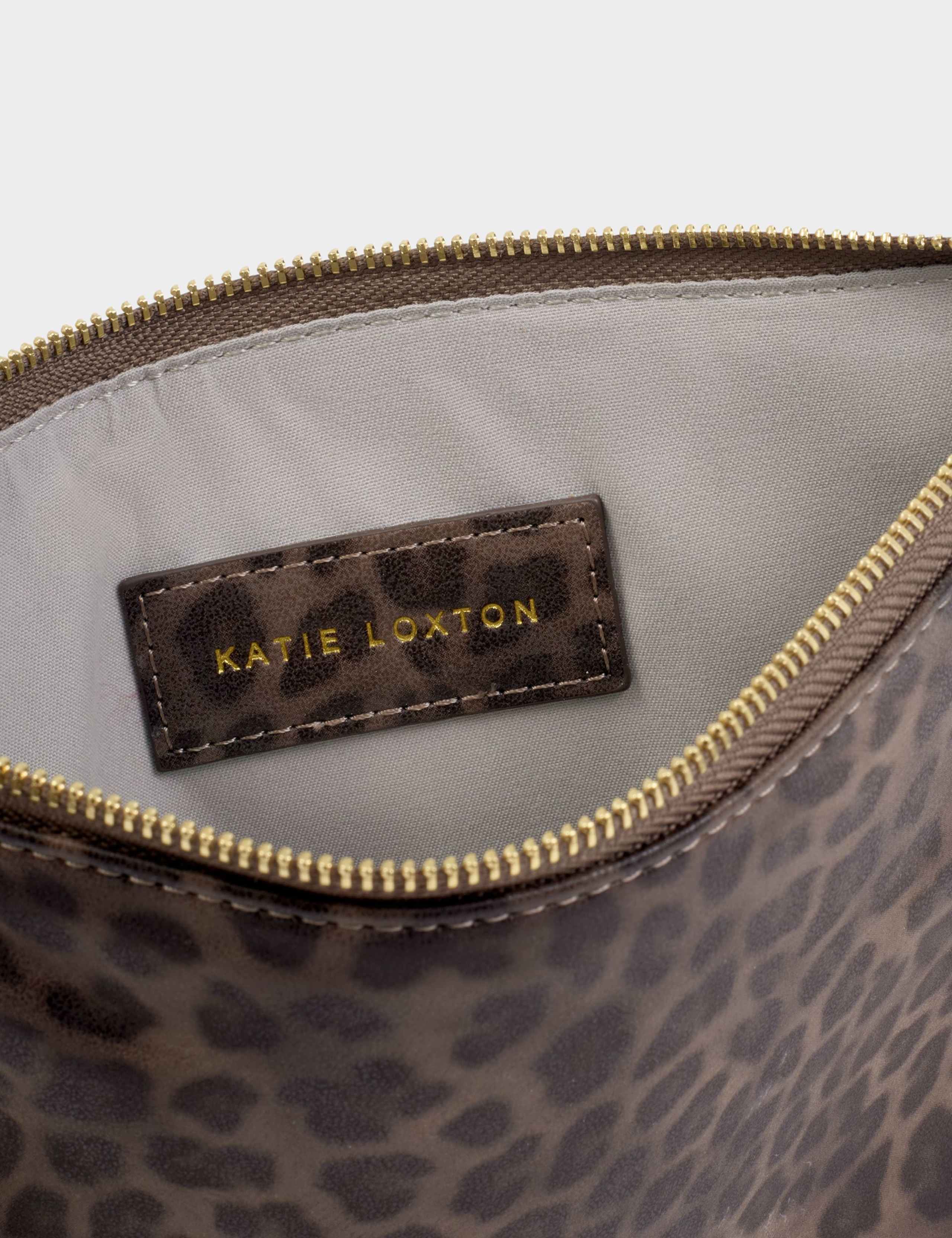 Faux Leather Leopard Print Pouch 5 of 6