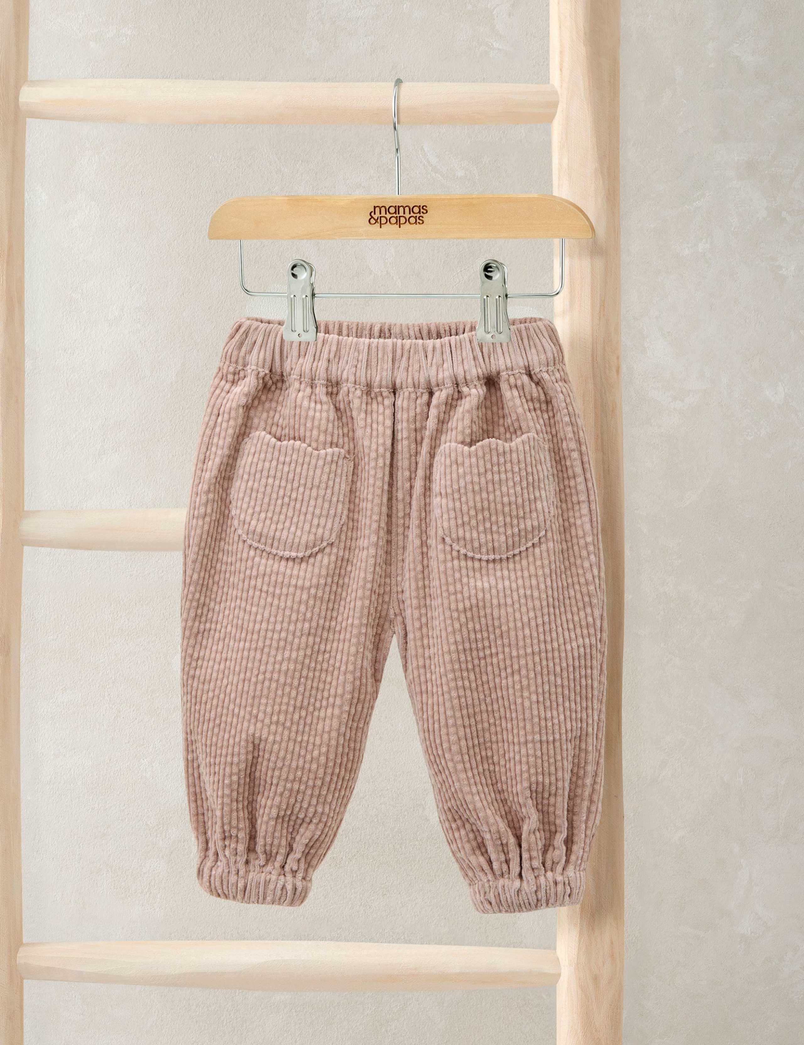 Pure Cotton Cord Trousers (0 Mths-3 Yrs) 1 of 4